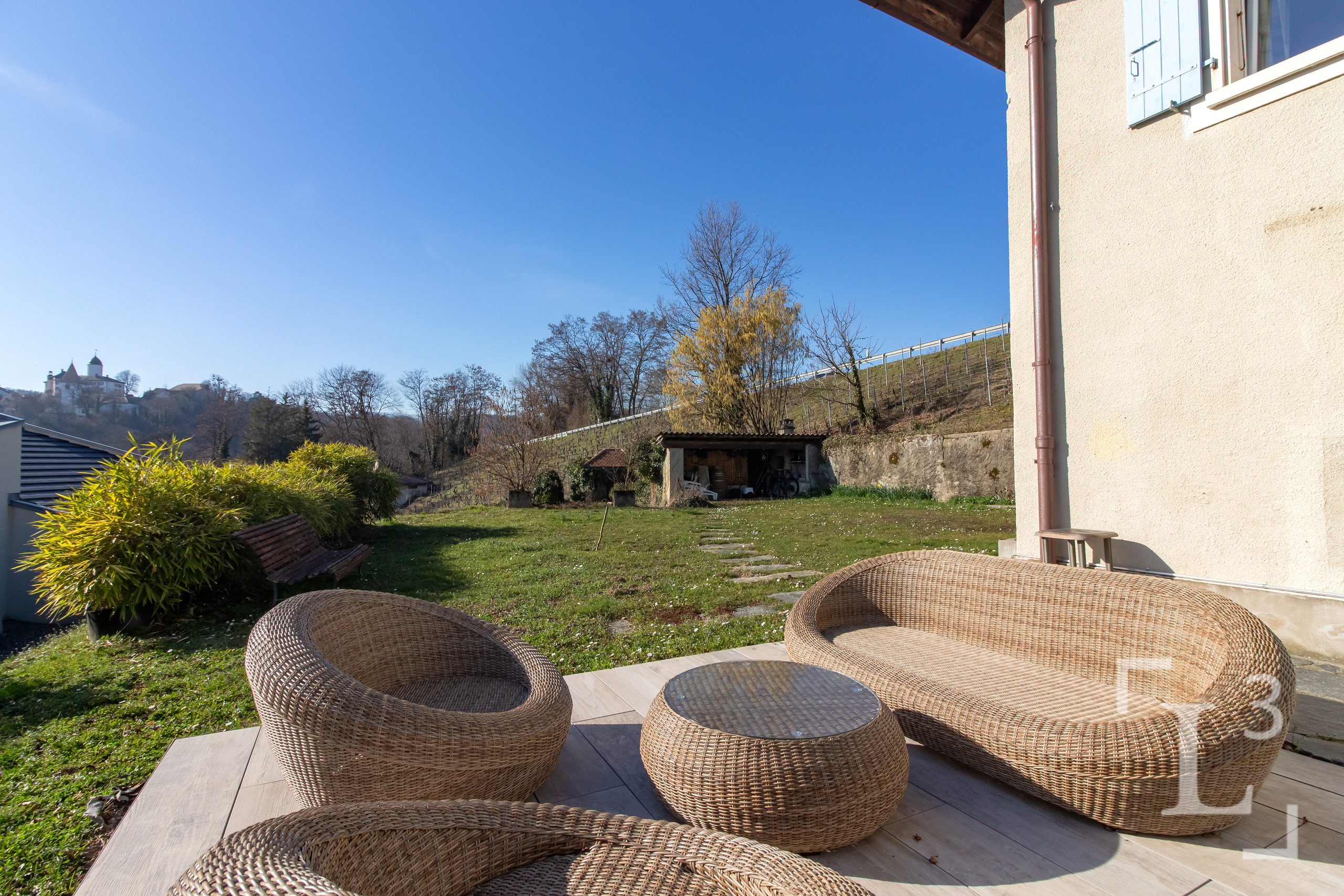 Terrasse dallée 
