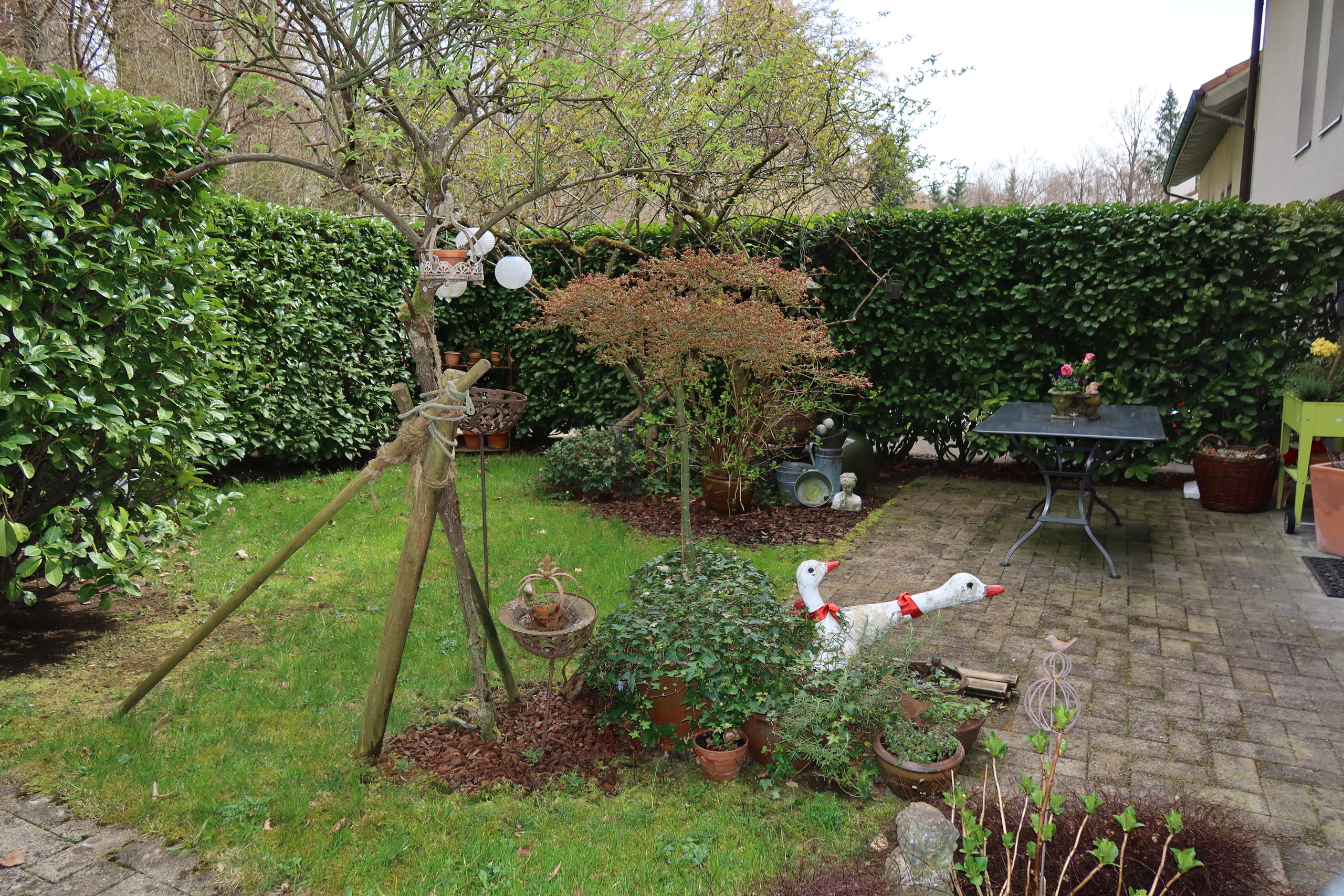 Gartensitzplatz waldseitig