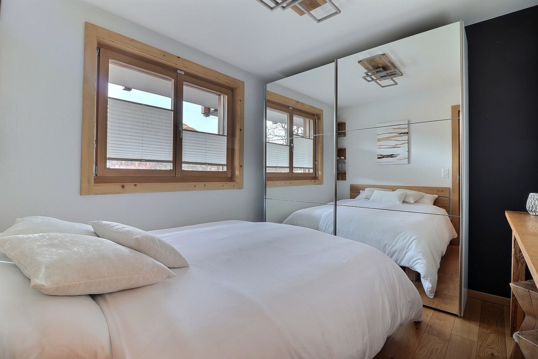 Chambre dans le studio au rez inférieur