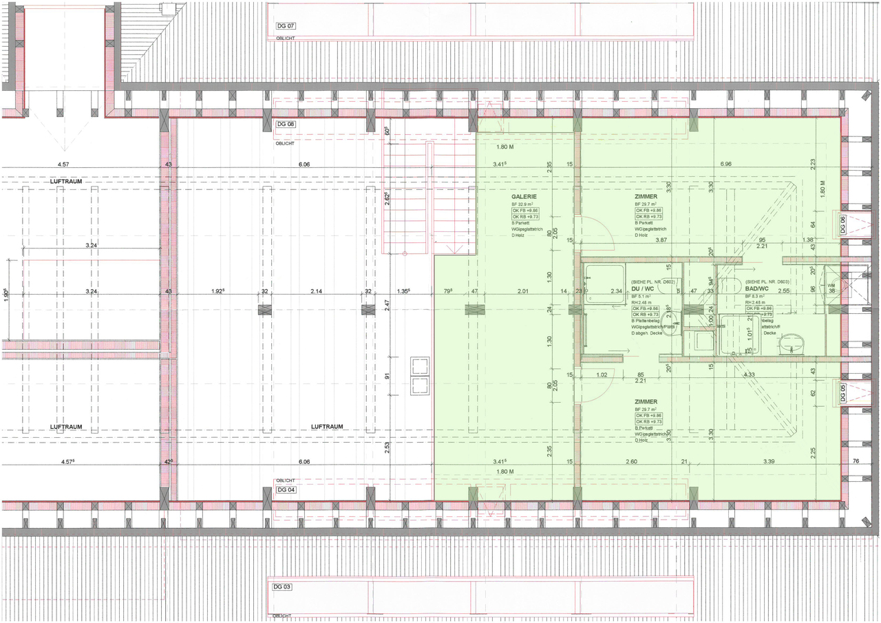 Grundriss Galeriegeschoss