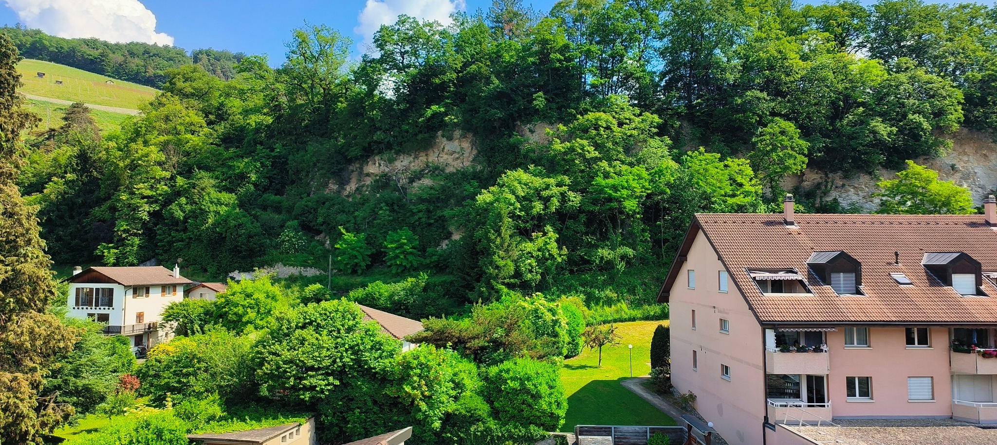 Vue depuis la chambre parentale Vue depuis la chambre parentale