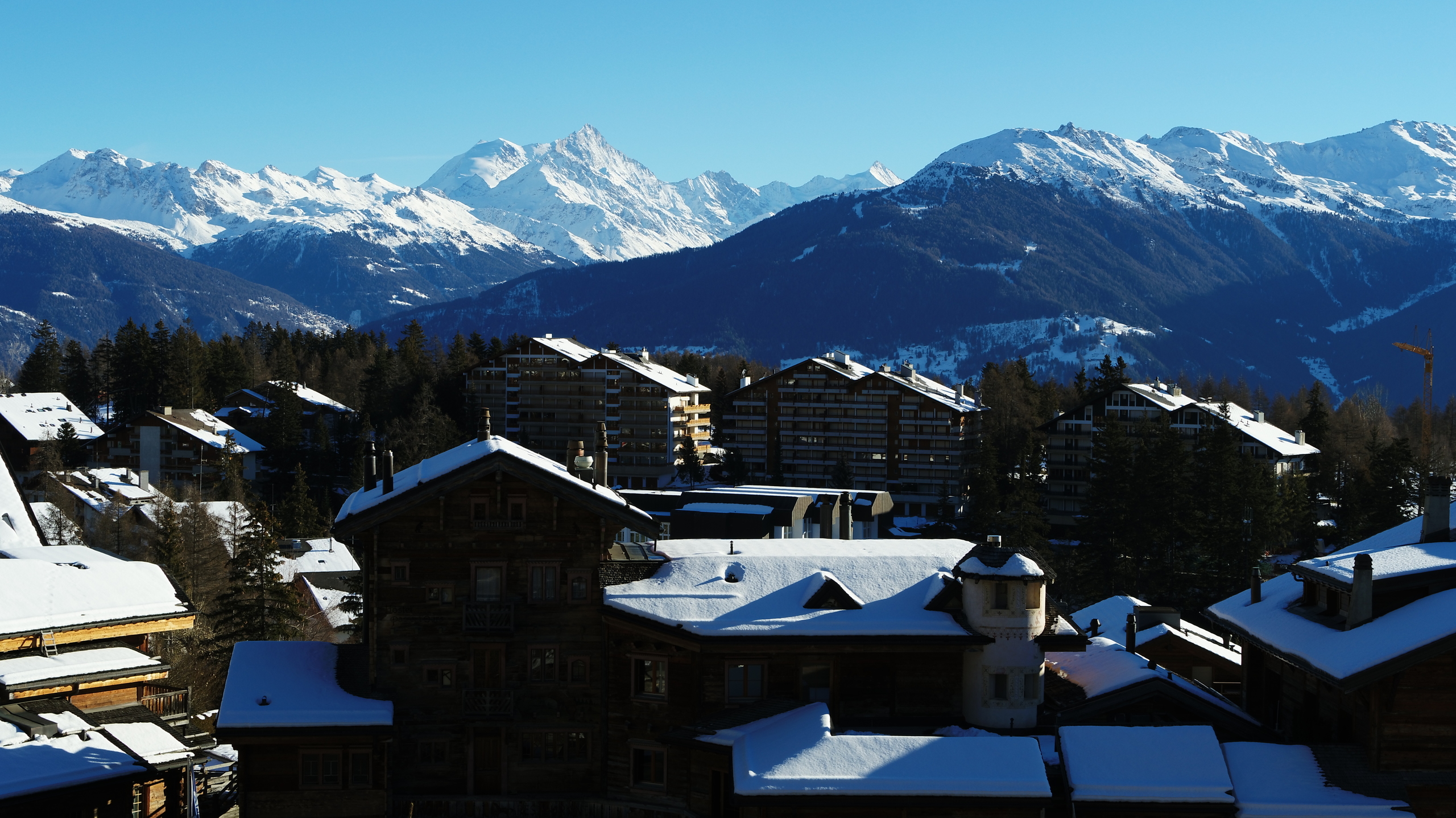 Vue du chalet