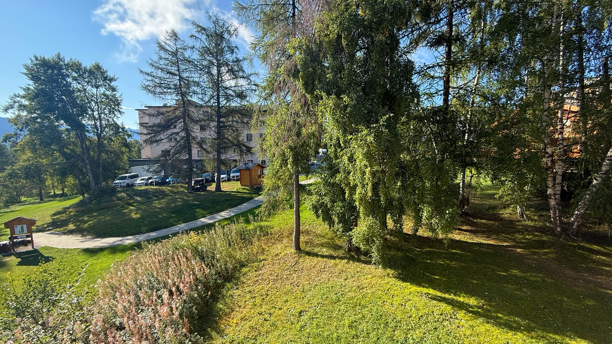 South view from living room South view from living room