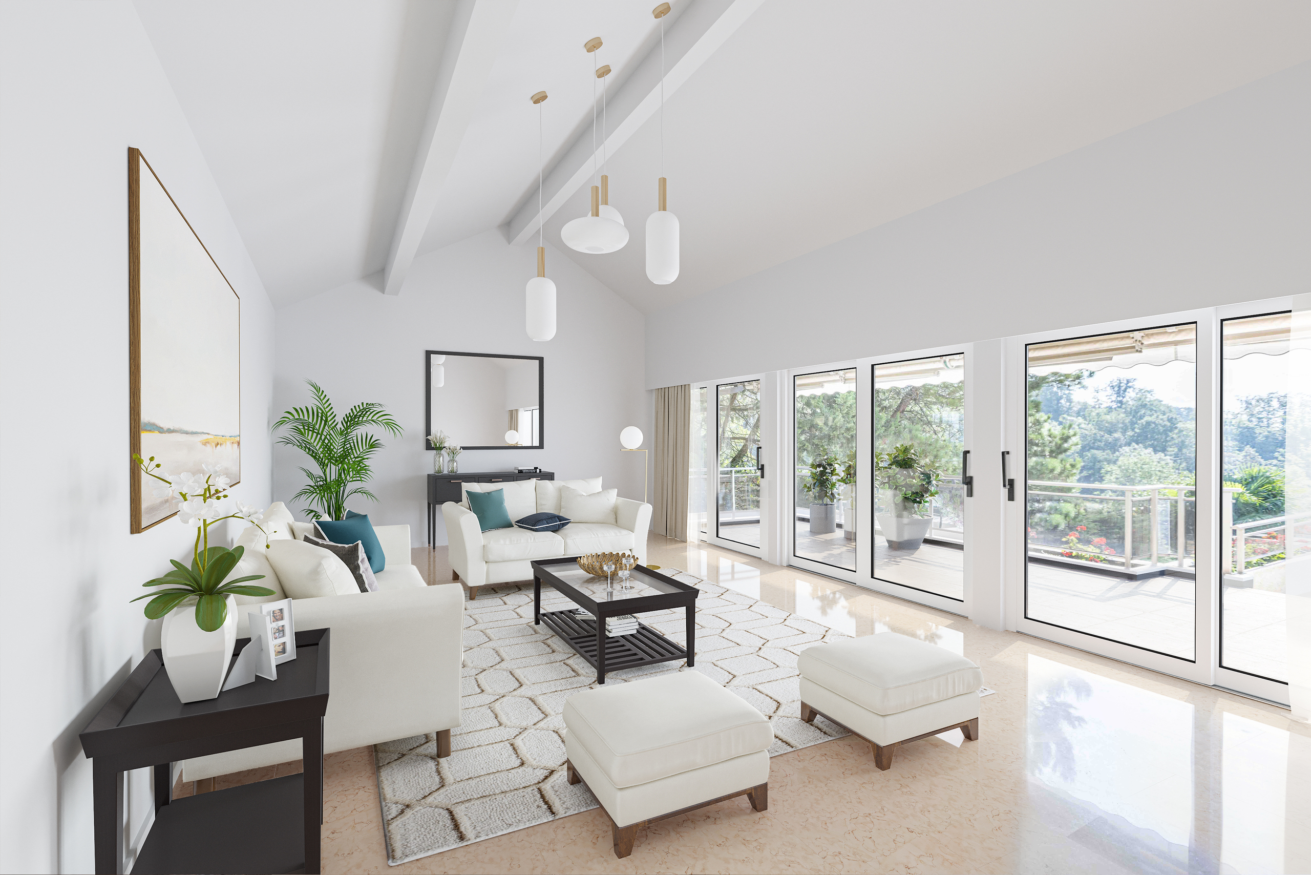 Image de synthèse - Séjour