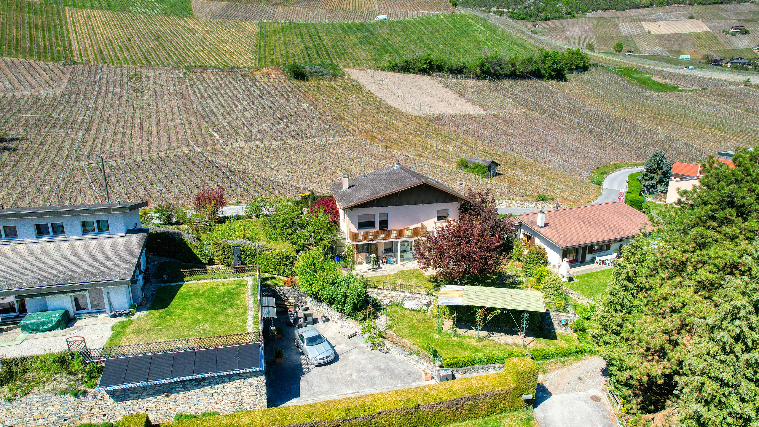 Maison Veyras - Vue drone