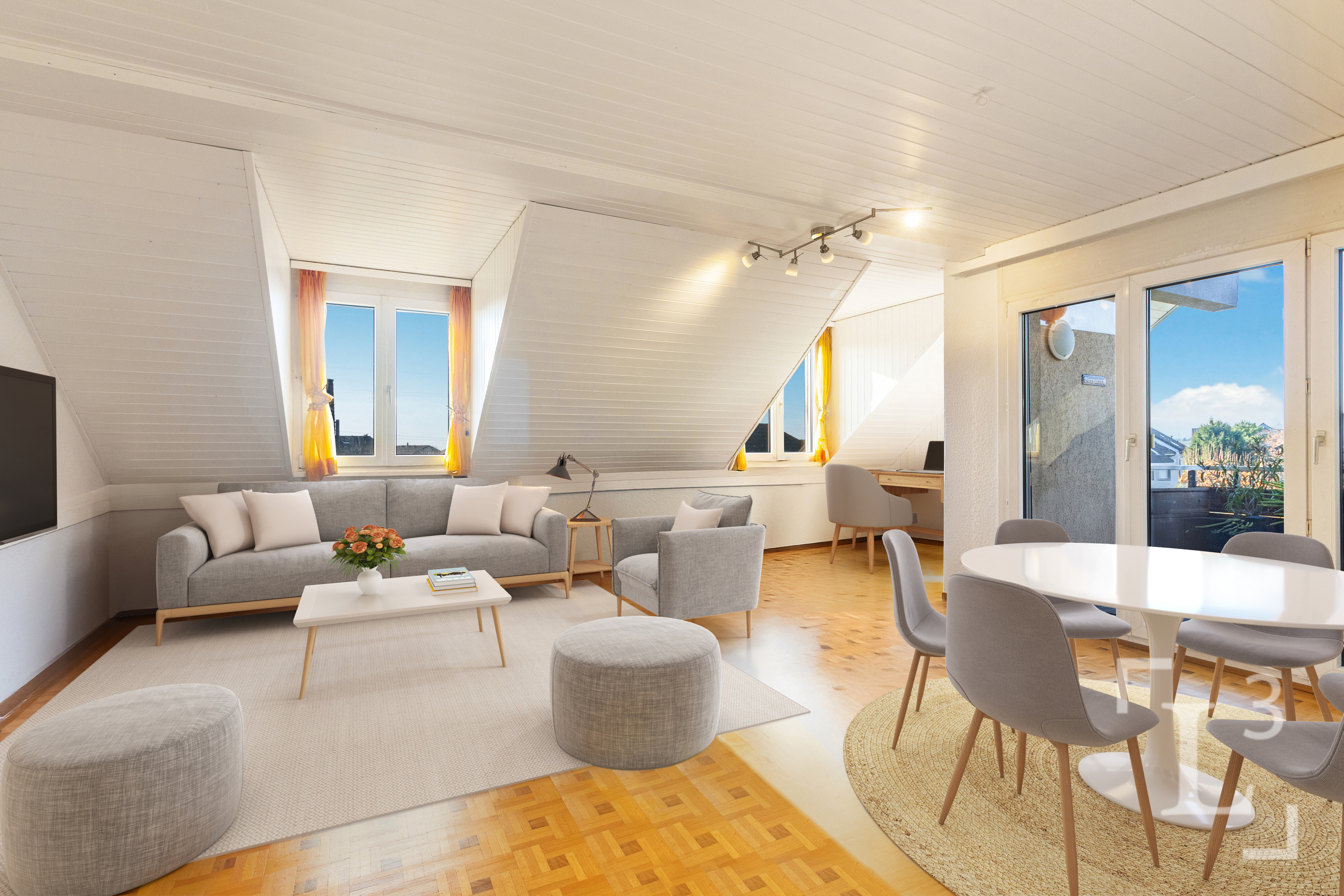 Homestaging (furniture only!) : Living/dining room