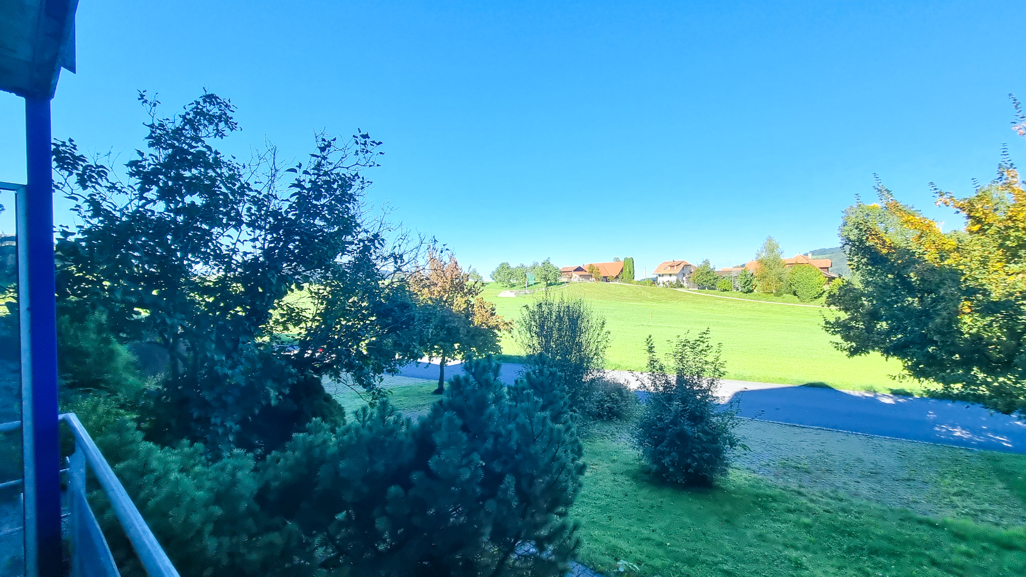 Aussicht vom Balkon und Wonhen