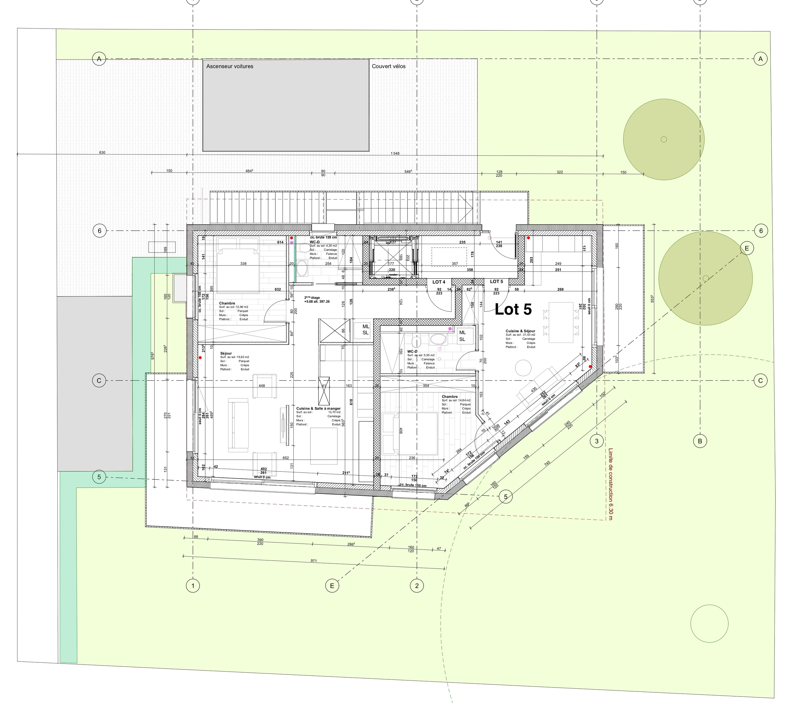 Plan 2ème étage Plan 2ème étage