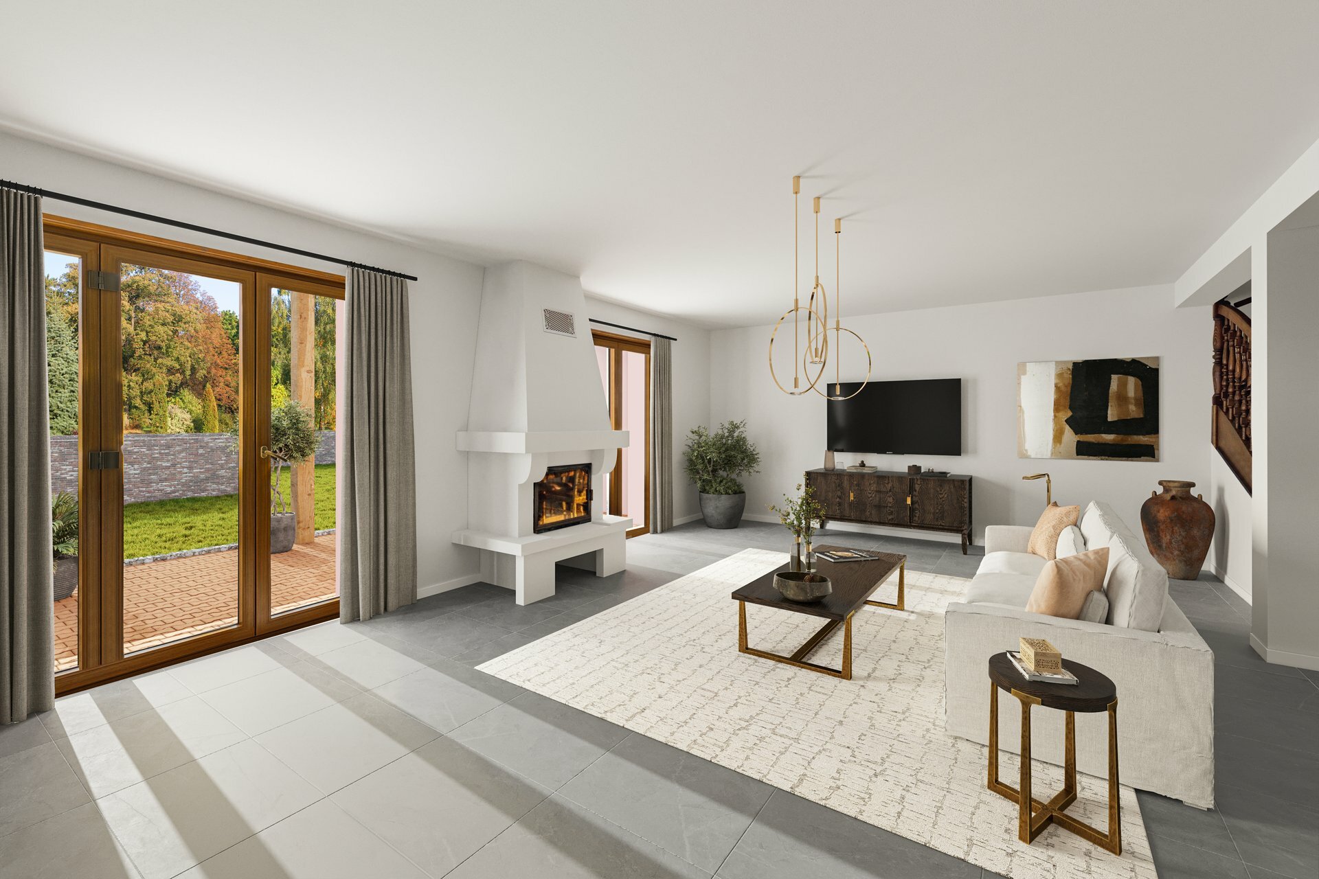 Restylisiertes Wohnzimmer Restylisiertes Wohnzimmer