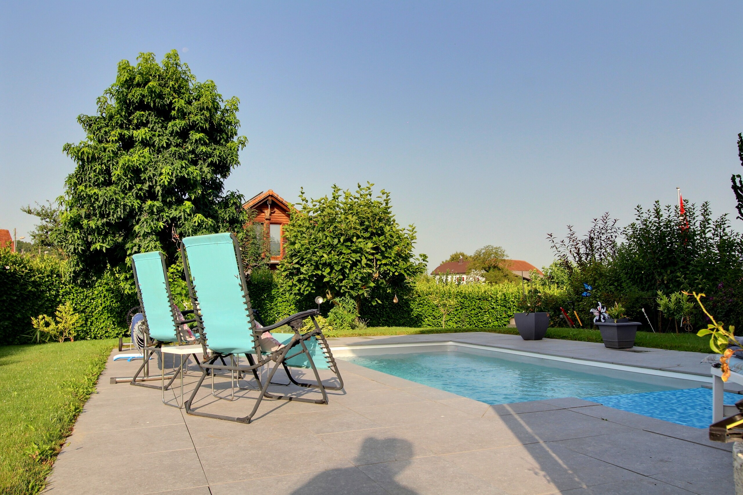 Vue piscine