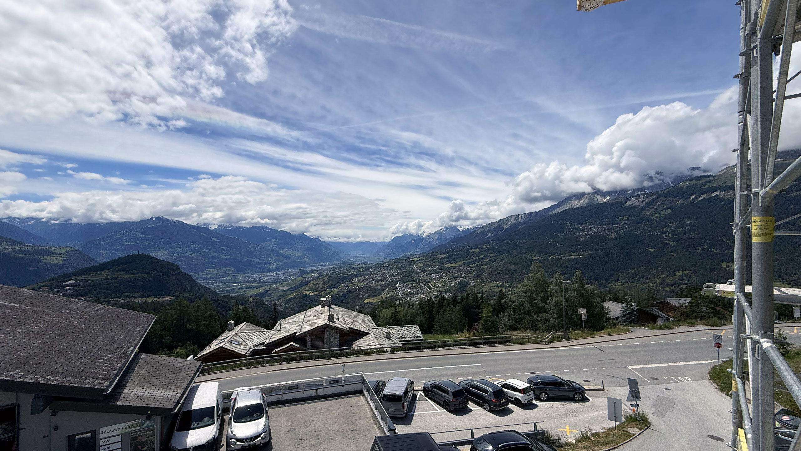 Vue depuis le balcon des combles (05.06.2026)