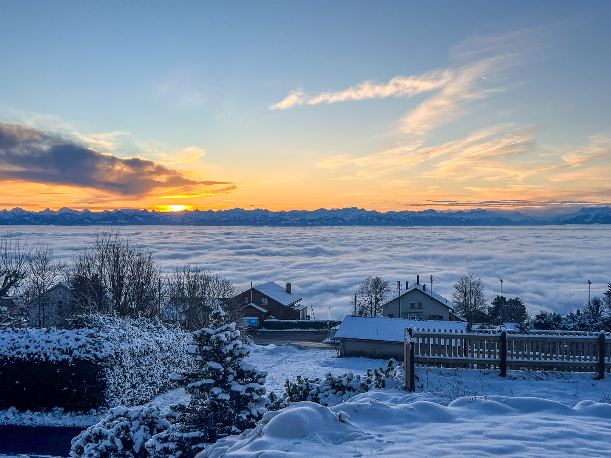Vue depuis la maison Vue depuis la maison