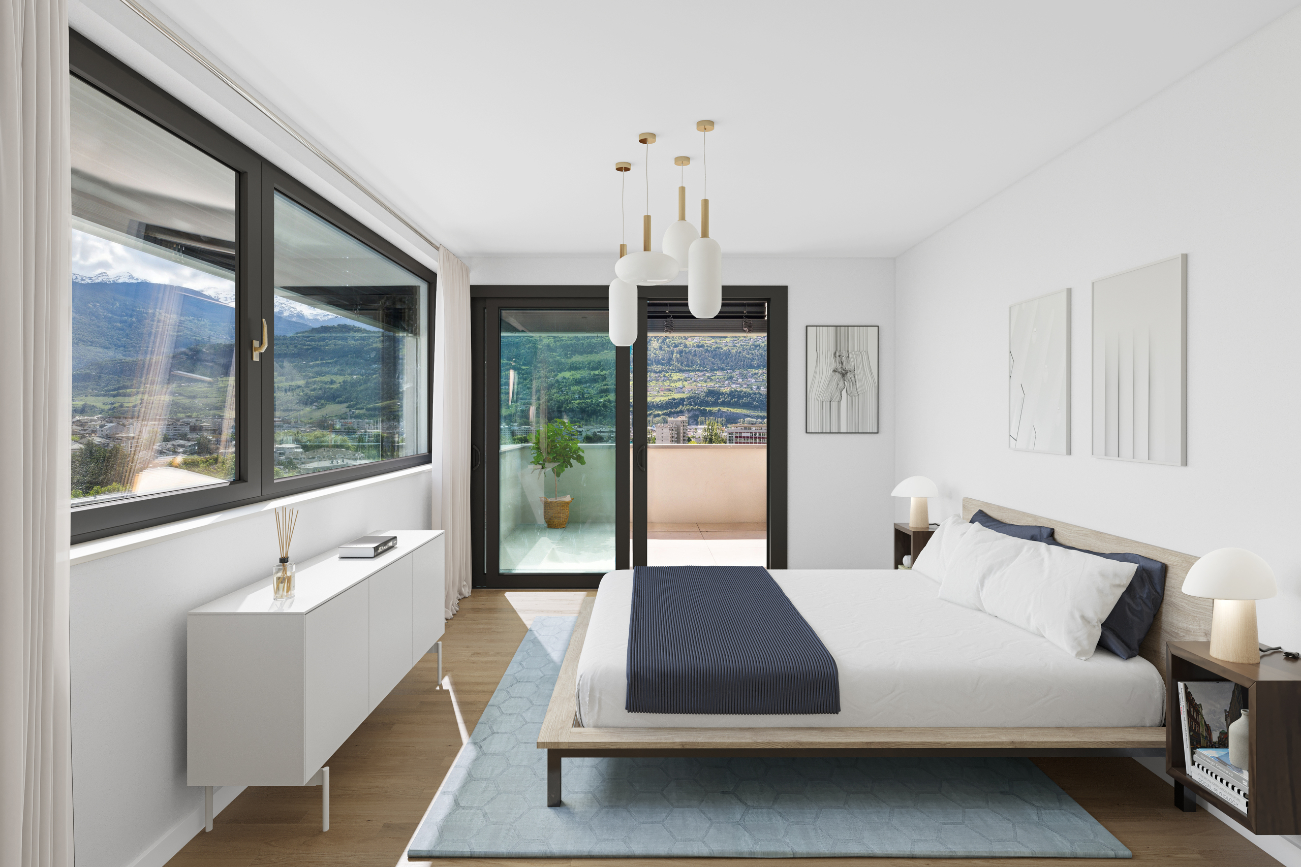 Vorschlag für die Einrichtung des Schlafzimmers