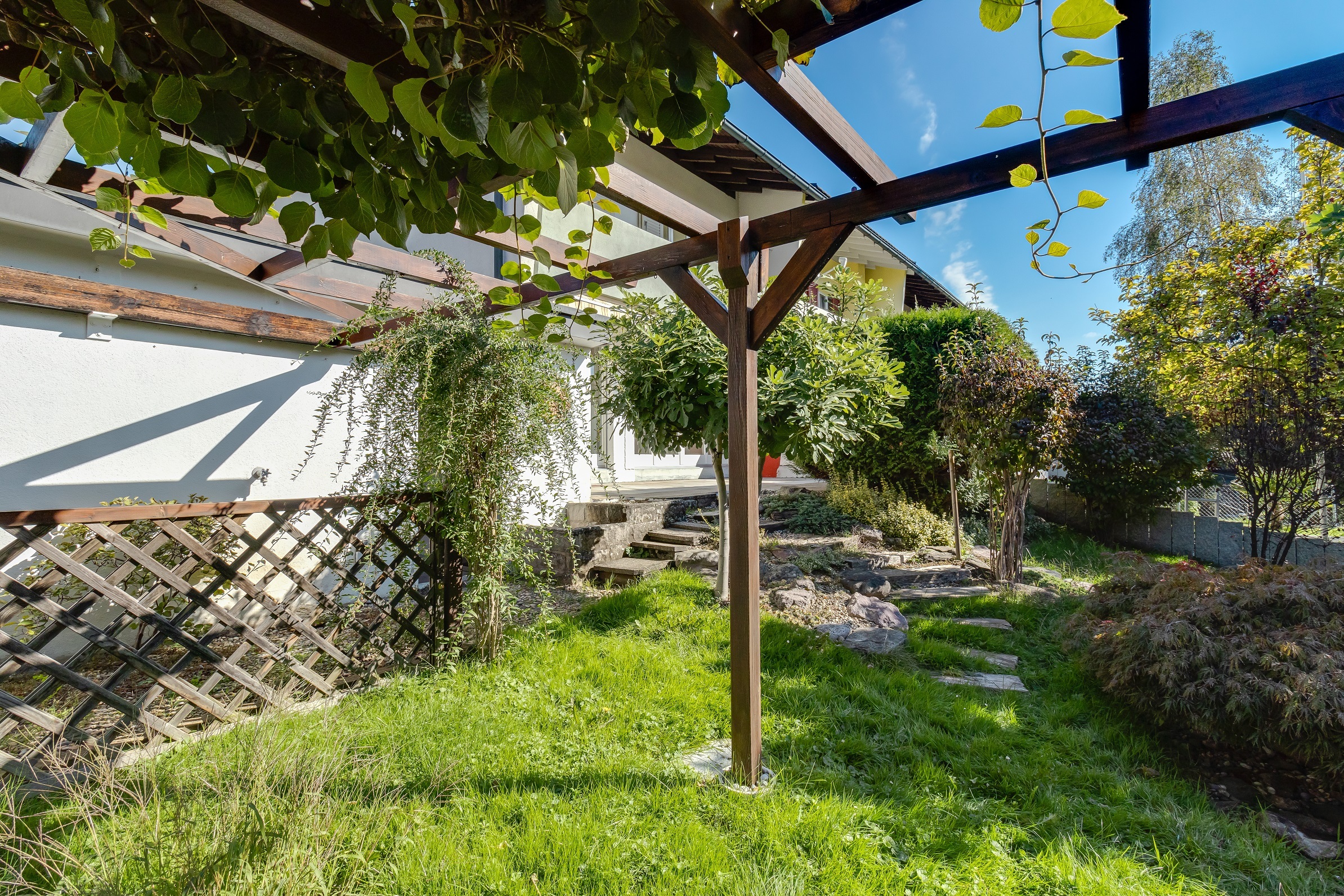 Garten auf der Südseite Garten auf der Südseite