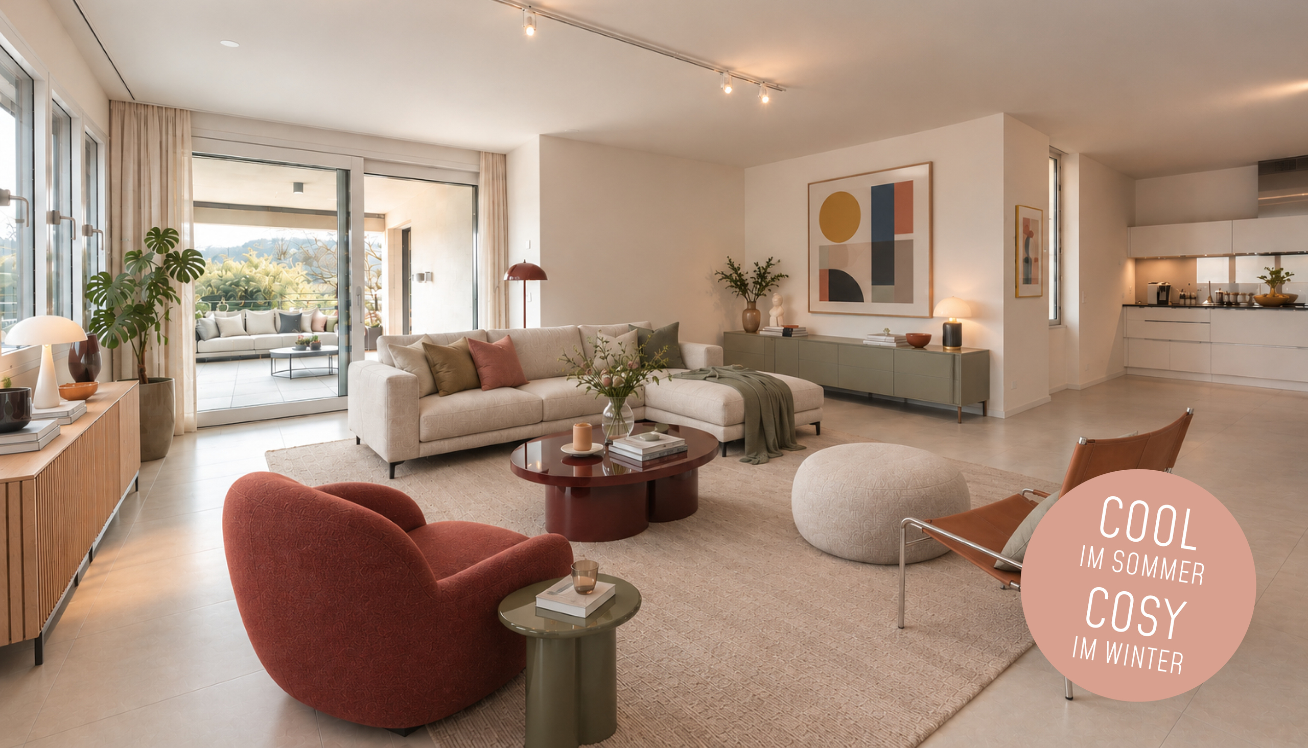 Visualisierung Wohnzimmer 