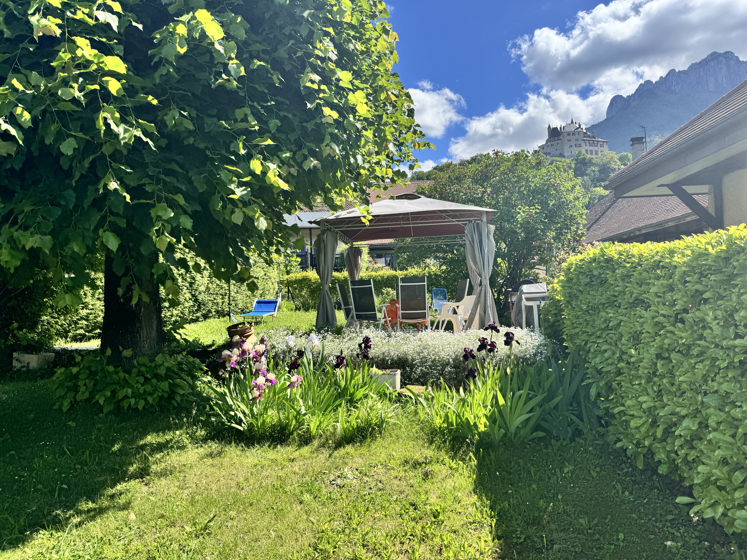 Jardin-vue château Jardin-vue château