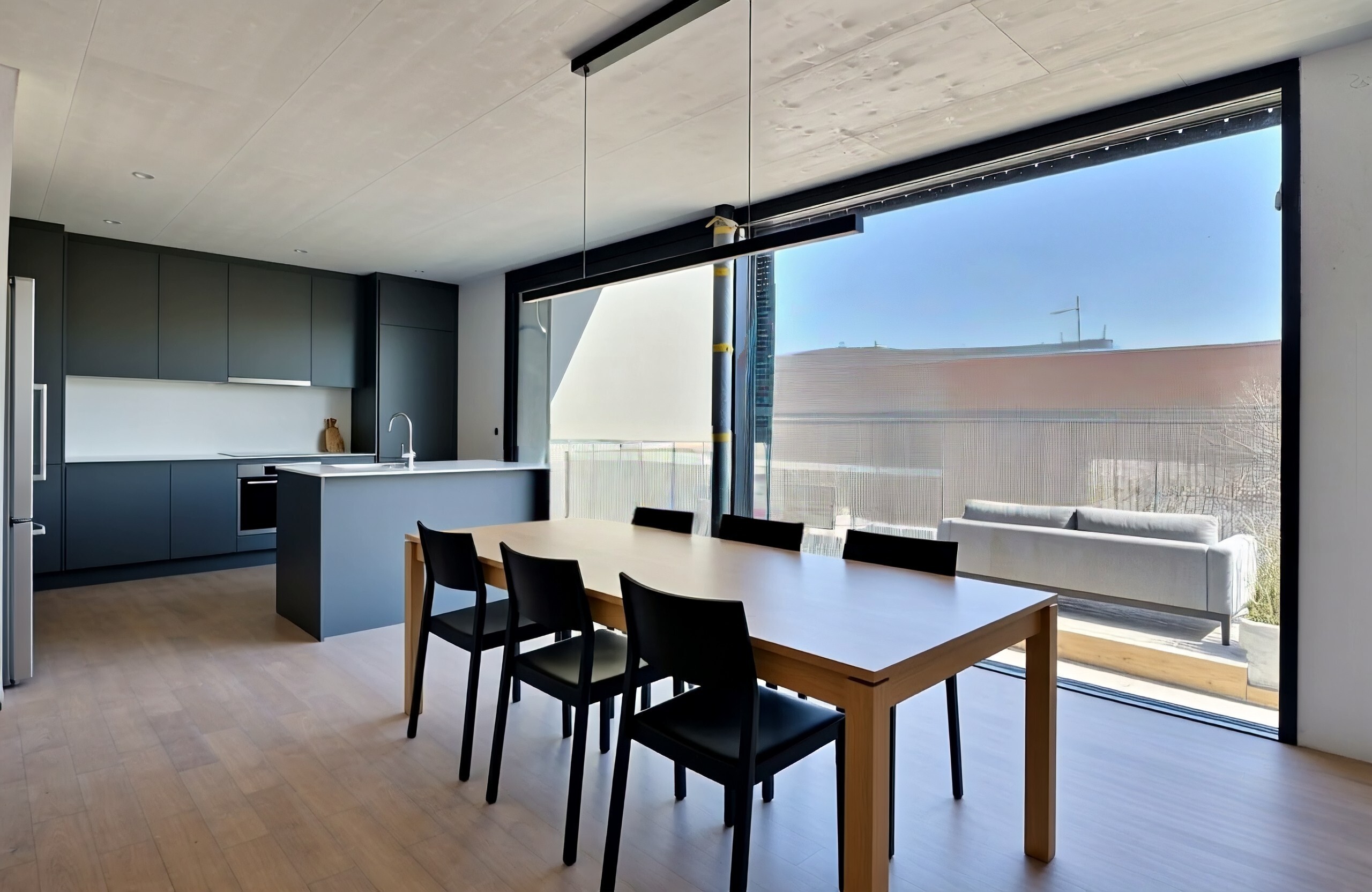 Salle à manger / cuisine (simulation d'ameublement)