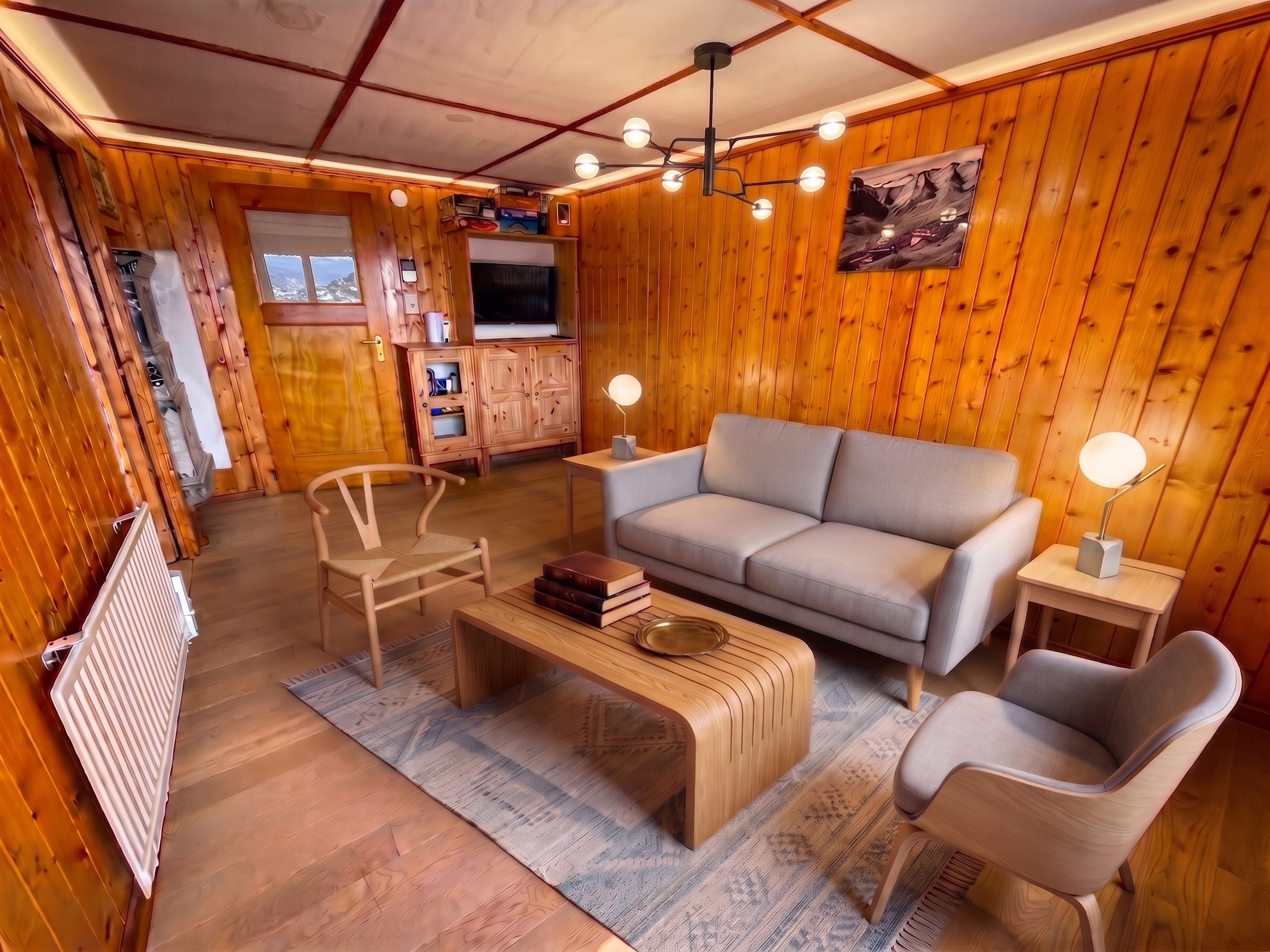 Stube mit Schlafzimmer zusammenlegbar Stube mit Schlafzimmer zusammenlegbar