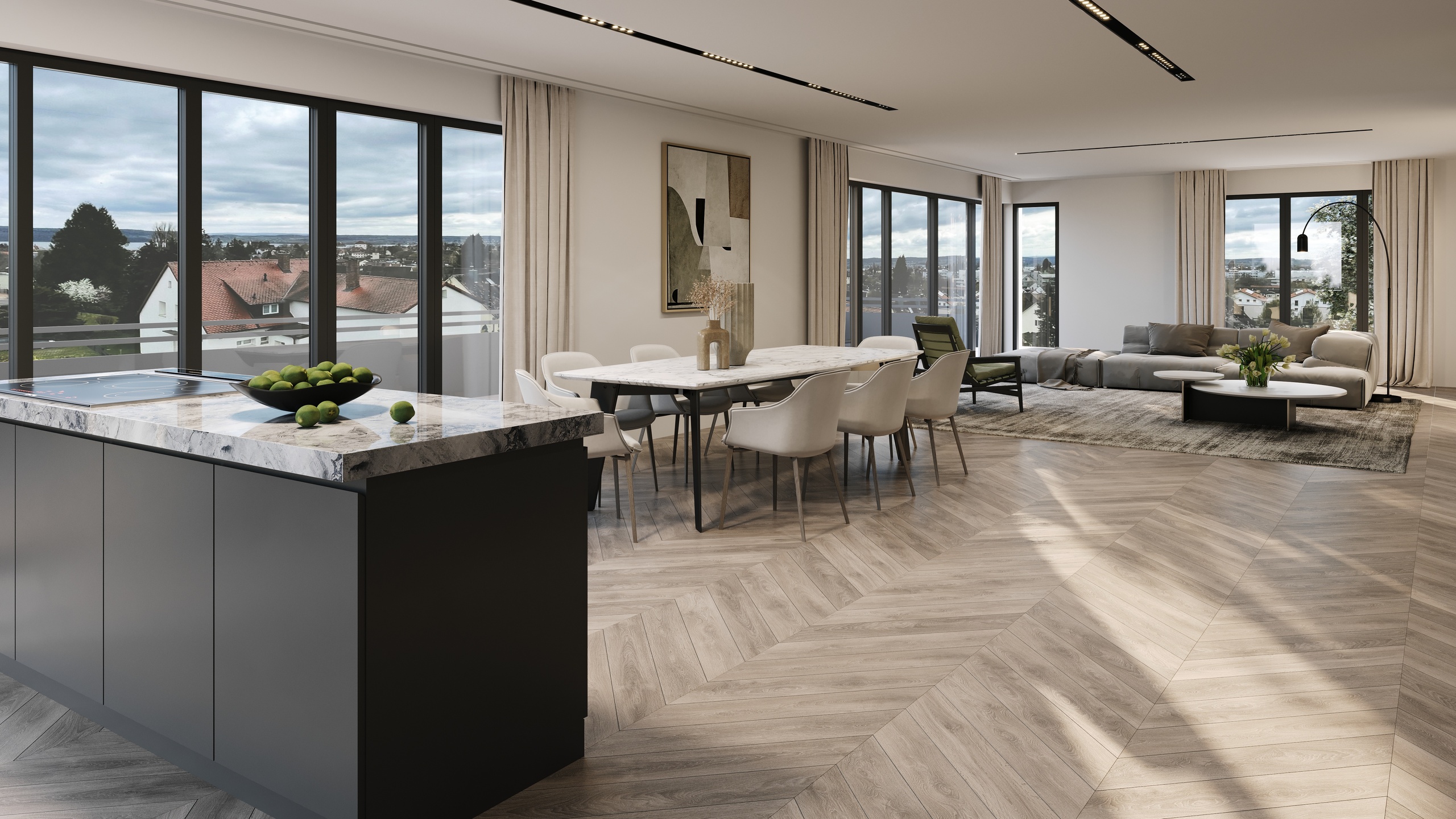 Als künftiger Bewohner genießen Sie ein hohes Maß an Privatsphäre.