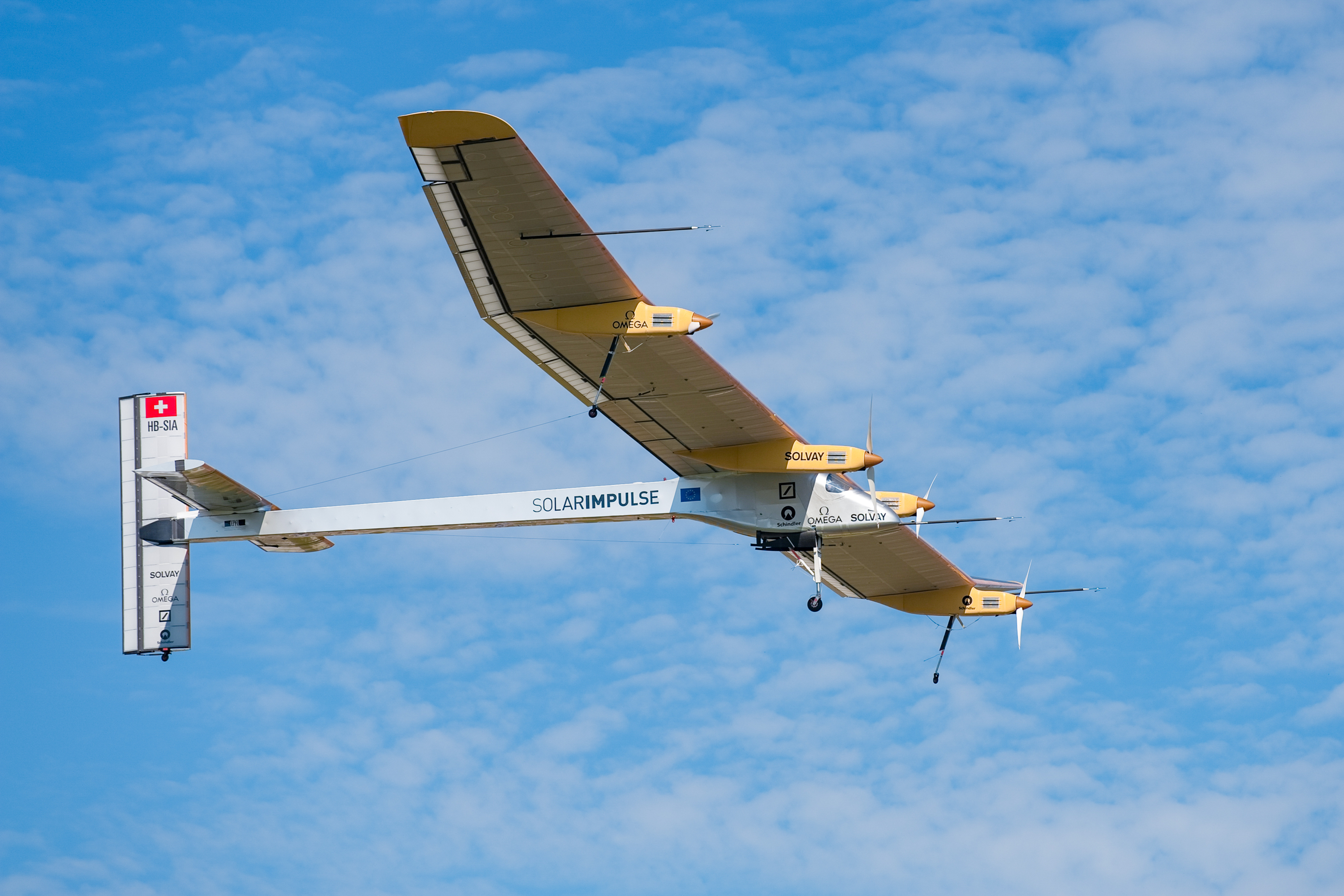 L'avion de Solar Impulse.