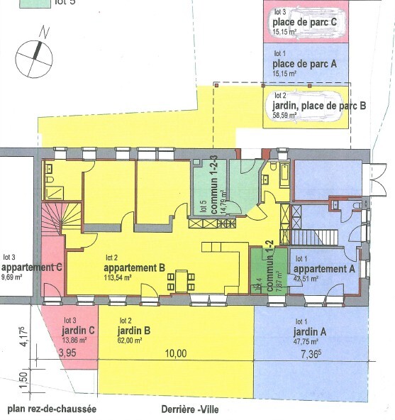 Lot A (plan en bleu) - rez Lot A (plan en bleu) - rez