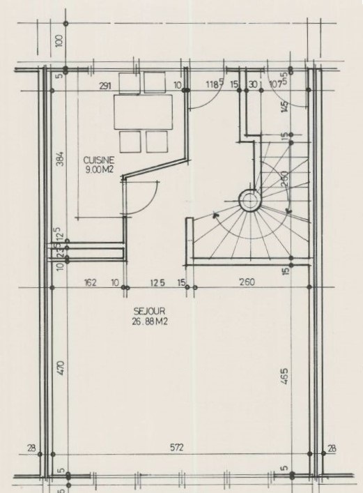 Plan rez-de-chaussée Plan rez-de-chaussée
