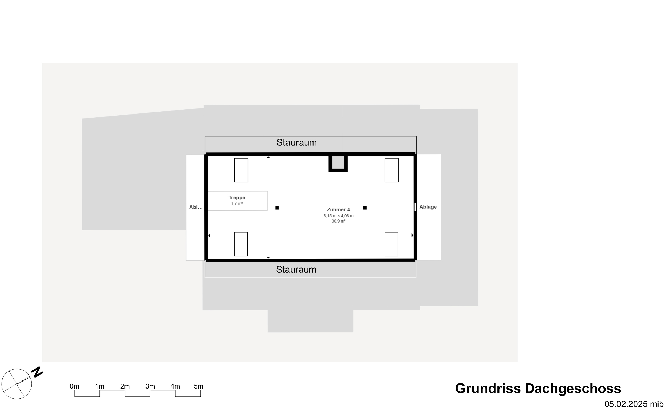 Grundriss Dachgeschoss