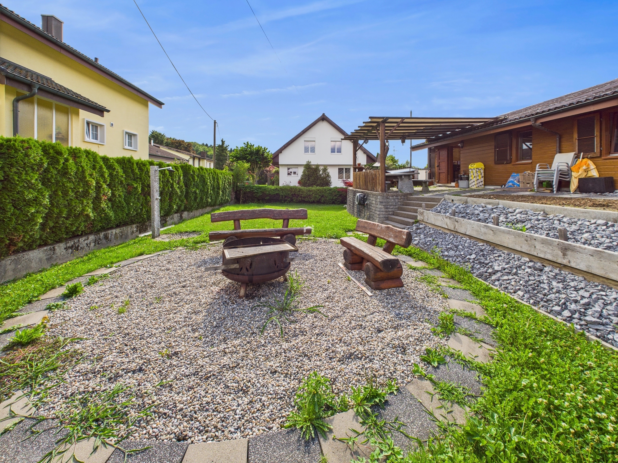 Gartenbereich/Feuerstelle Gartenbereich/Feuerstelle