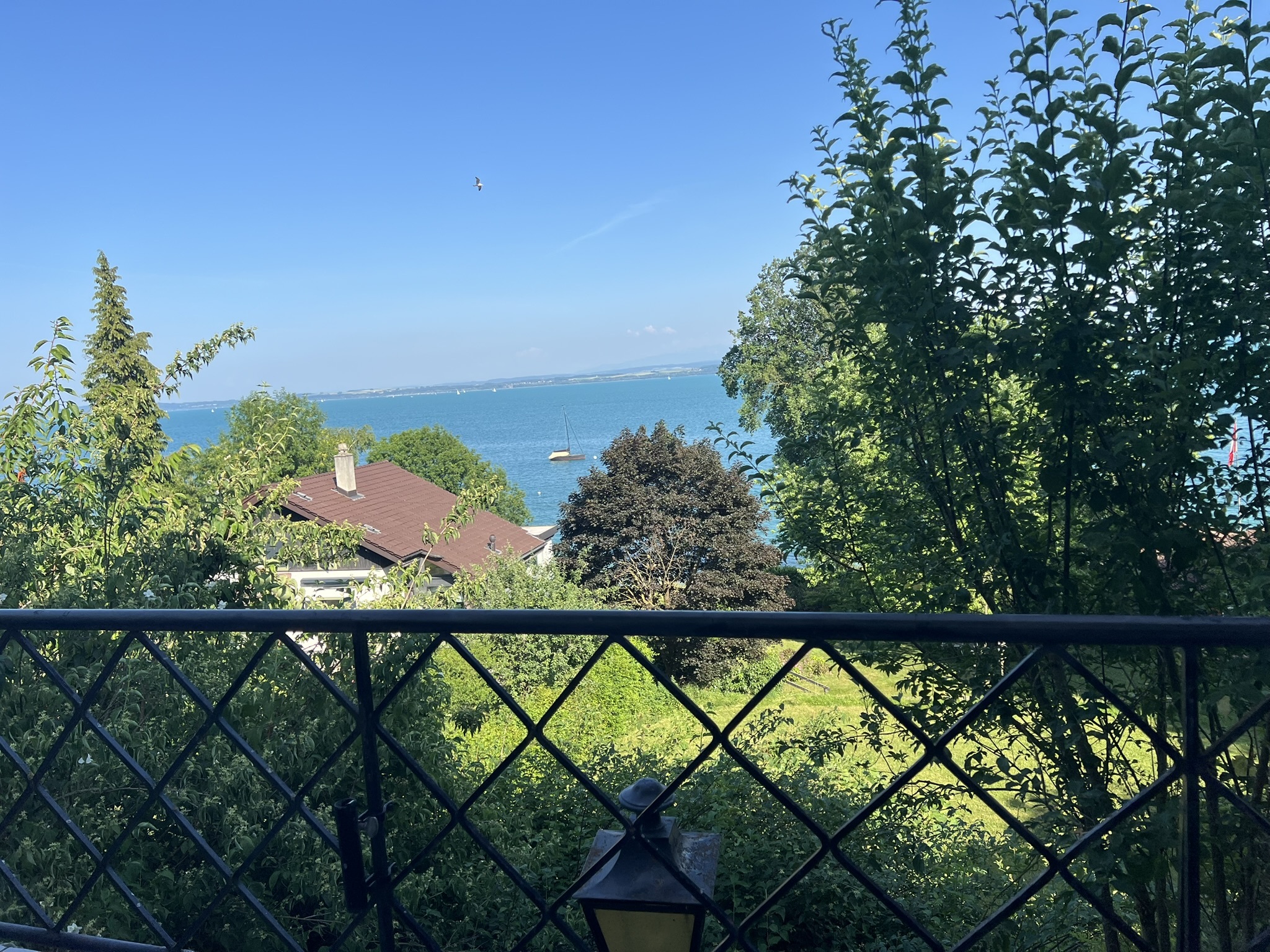 Vue depuis le balcon