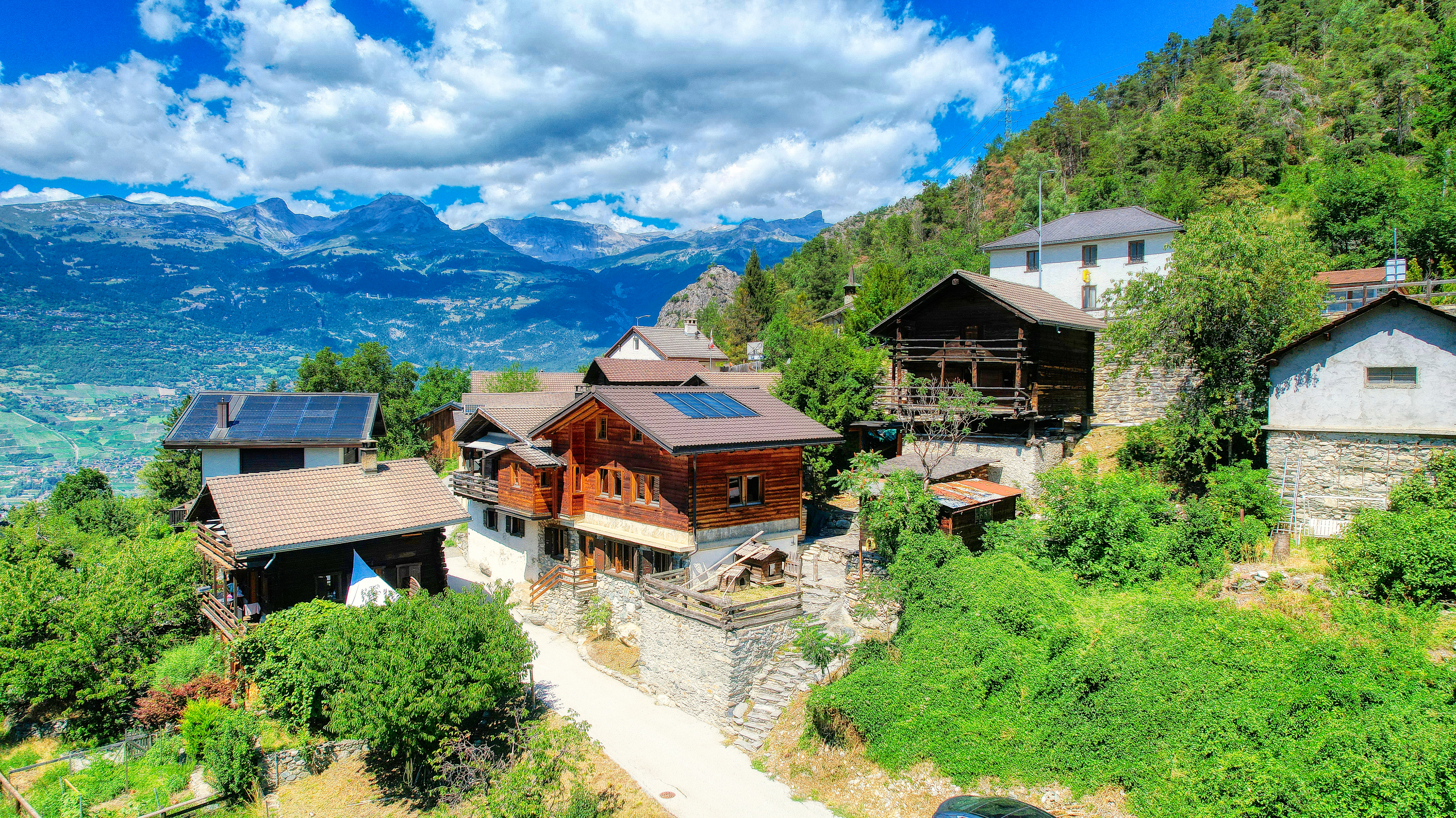Chalet Niouc - Vue drone
