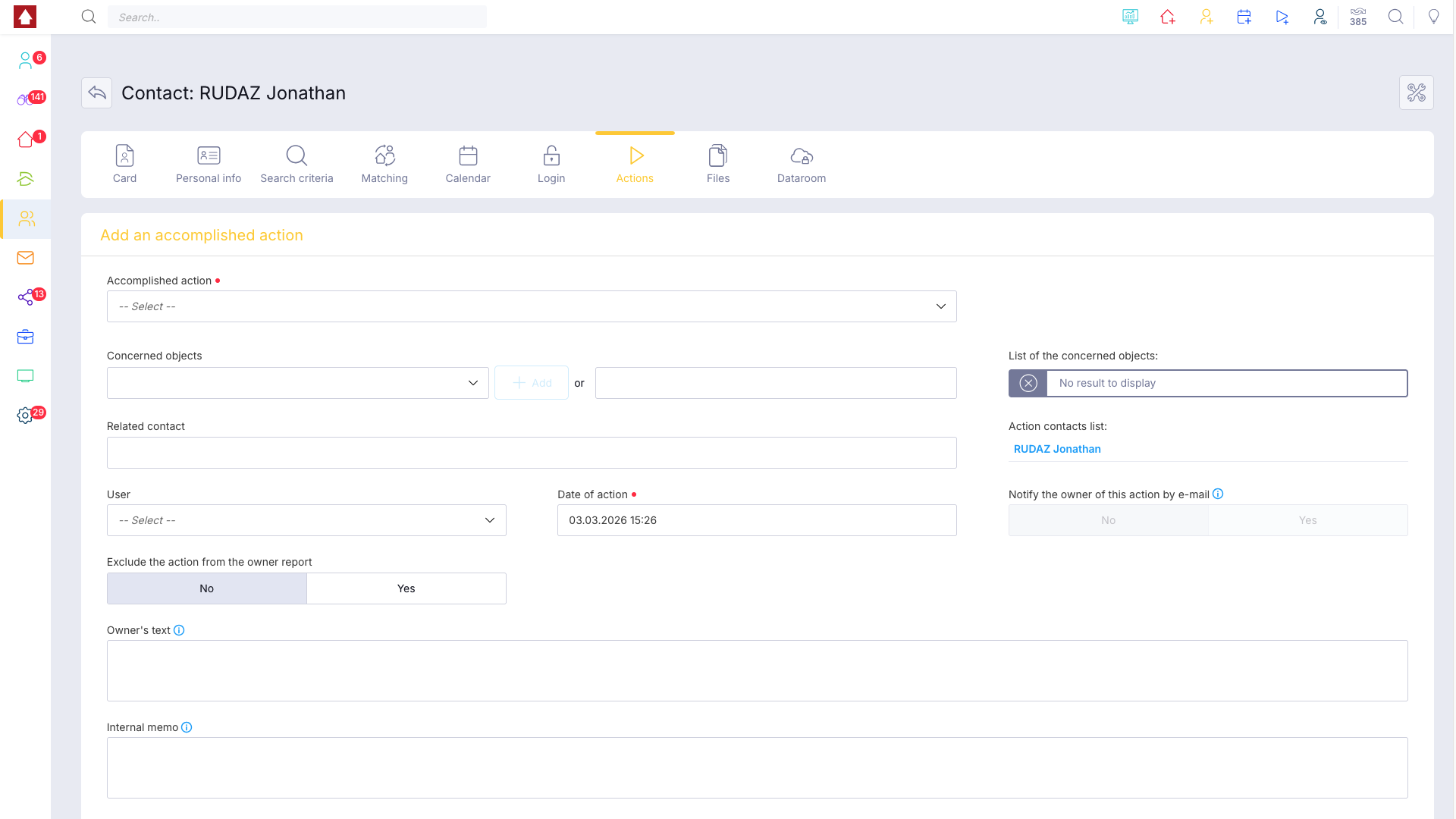 Contact management