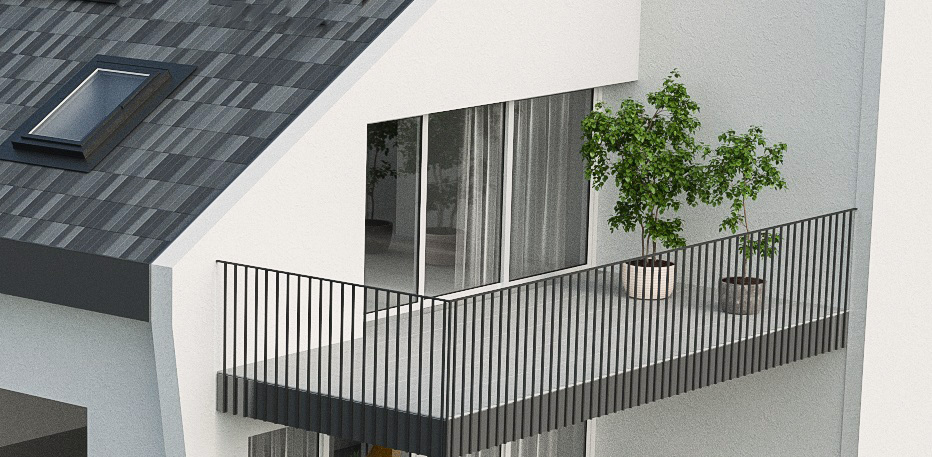 Généreux balcon de 20 m2 dominant la région Généreux balcon de 20 m2 dominant la région