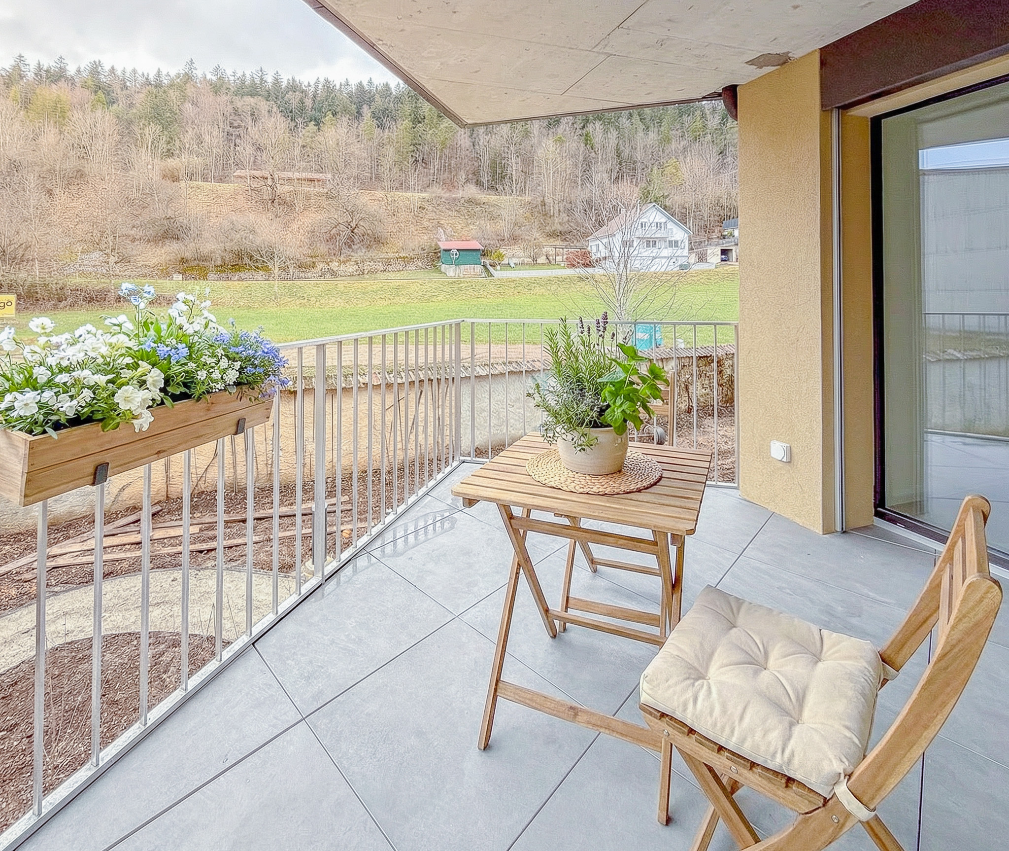 Balcon de 8.70 m2 (image de synthèse)