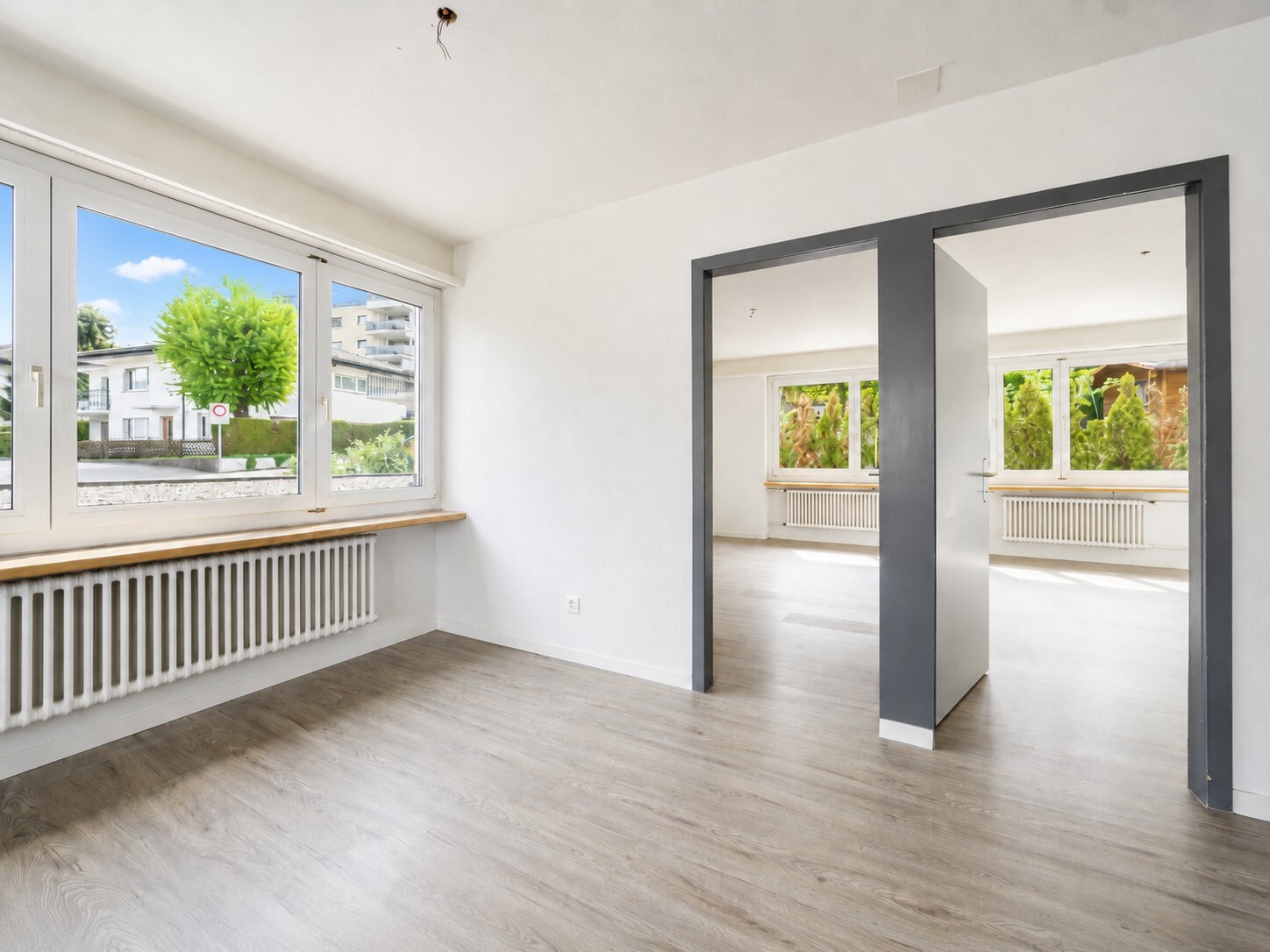 Blick zu den Kinderzimmern