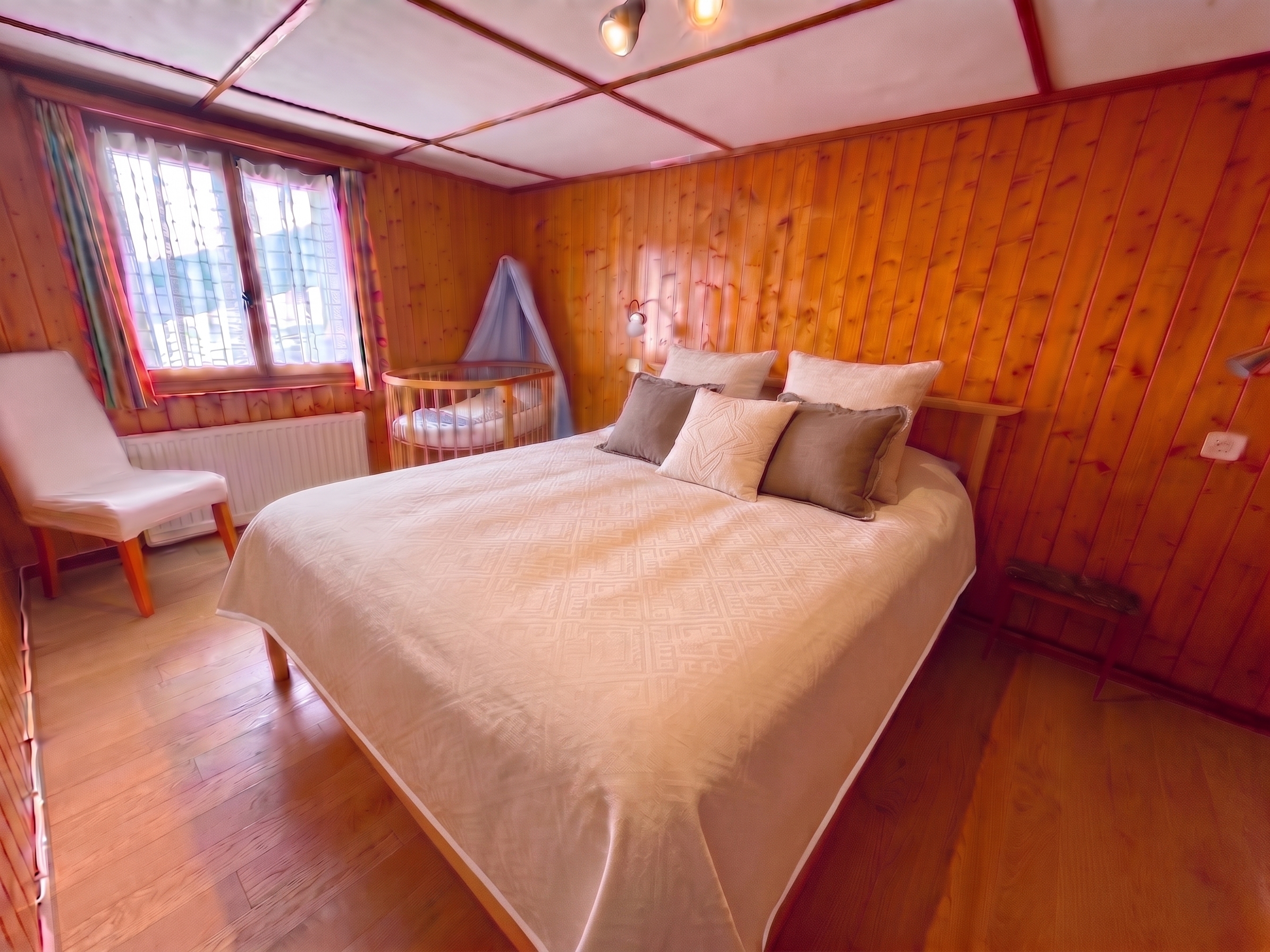 Schlafzimmer mit Stube zusammenlegbar Schlafzimmer mit Stube zusammenlegbar