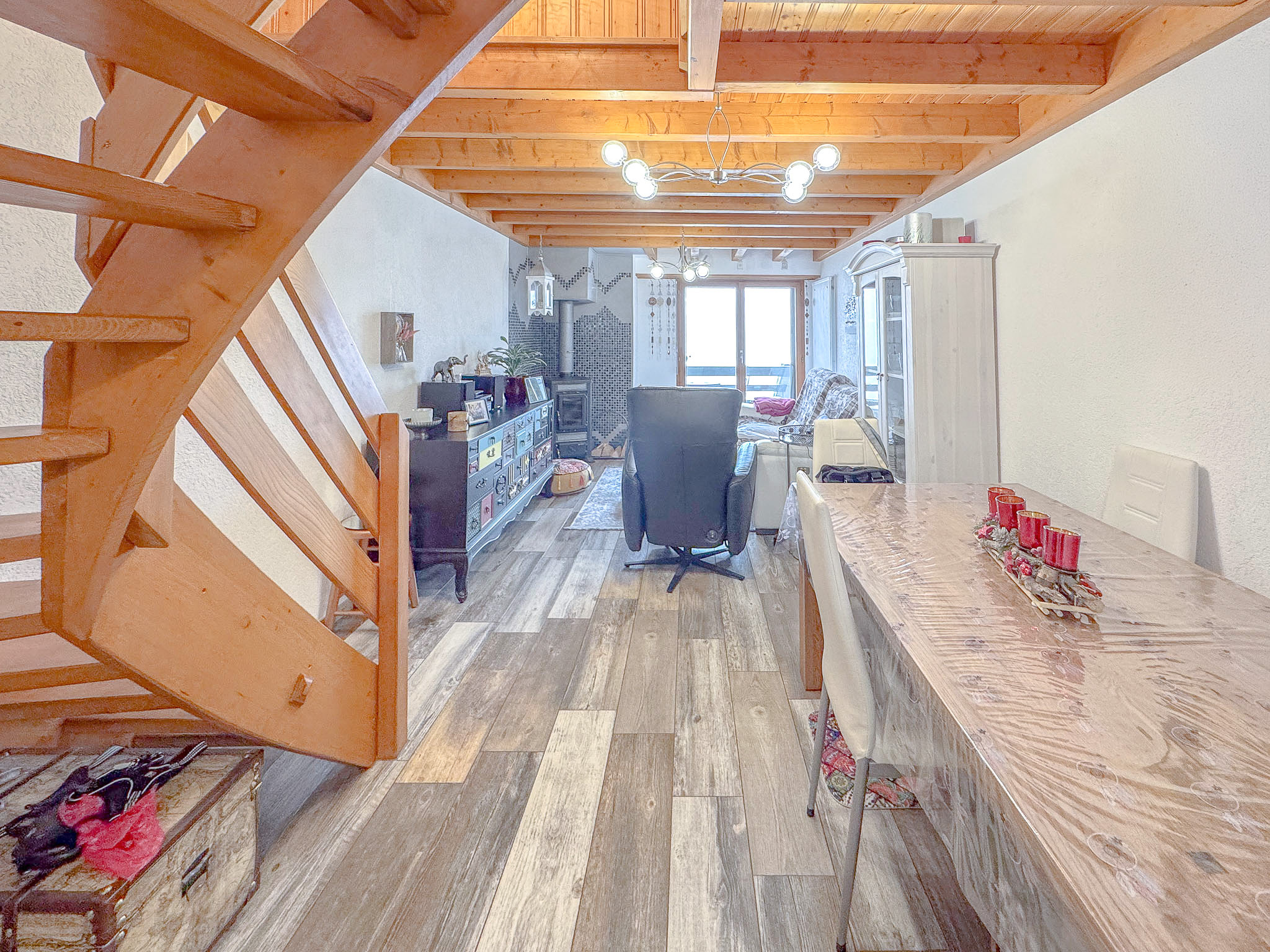 Séjour et accès au 2ème niveau