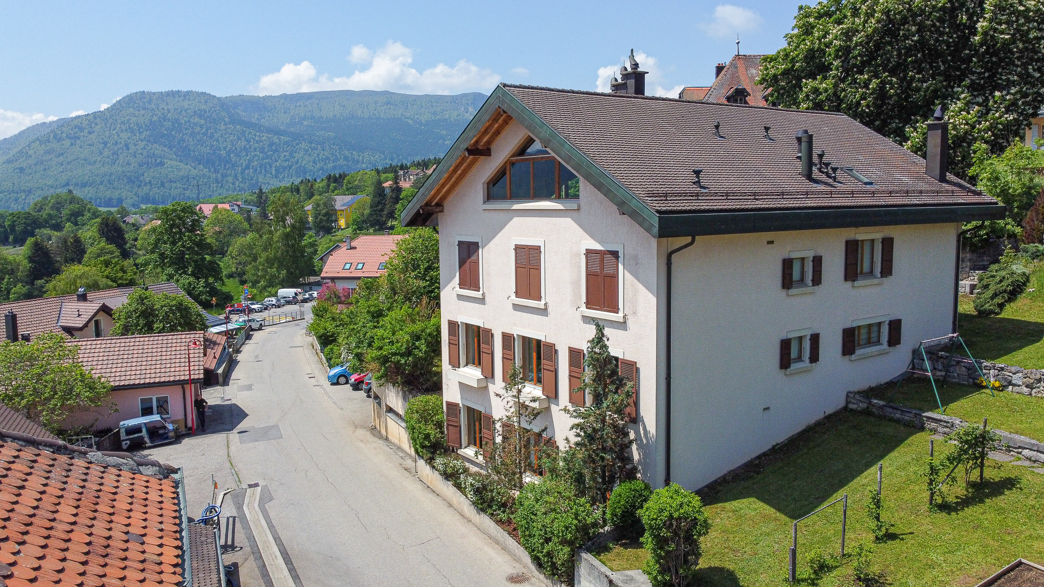 Vue aérienne de la parcelle