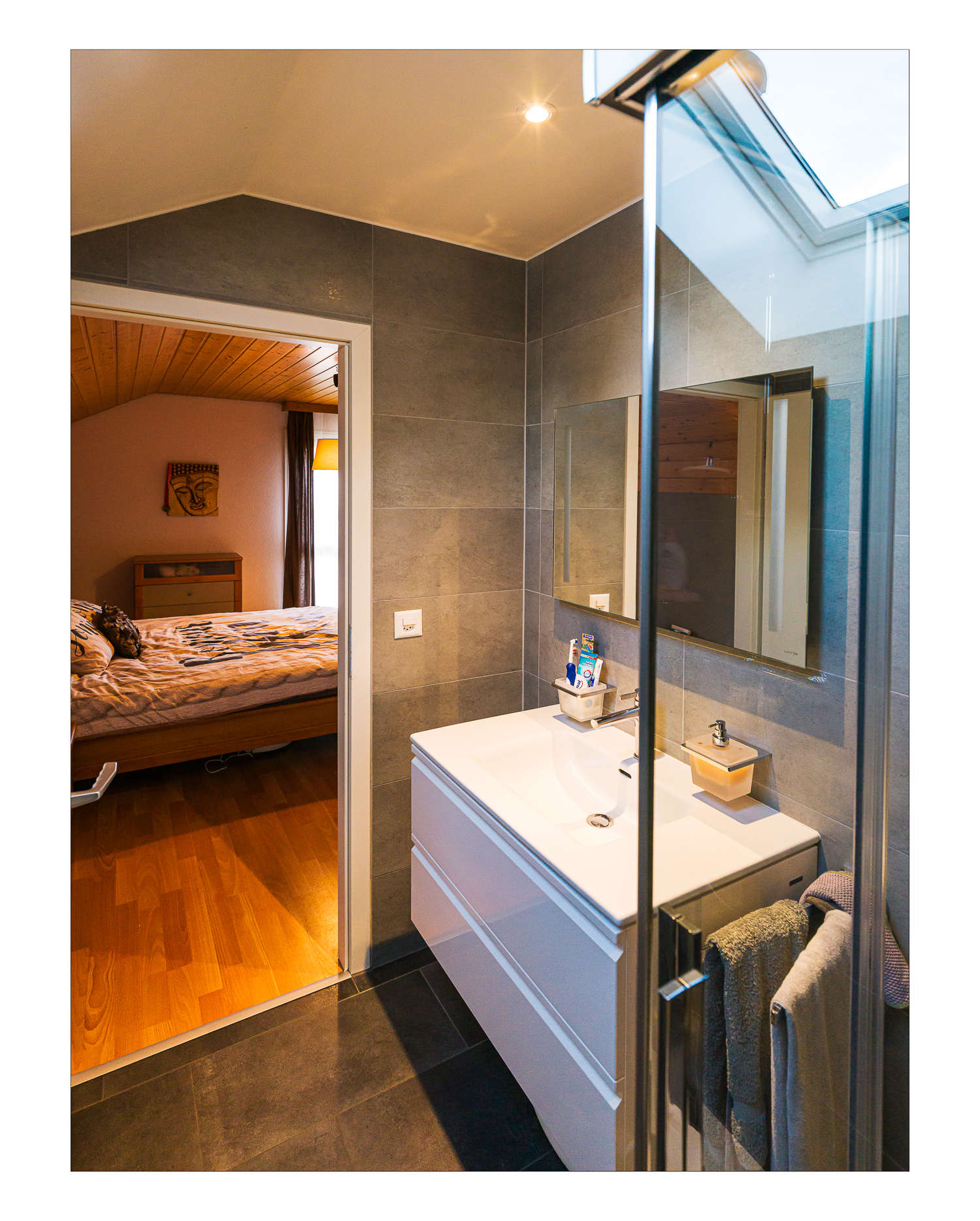 Salle de bain parentale