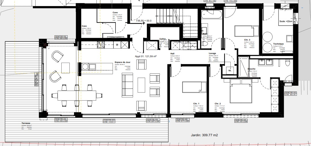 Villa B - Appartement 1 Villa B - Appartement 1