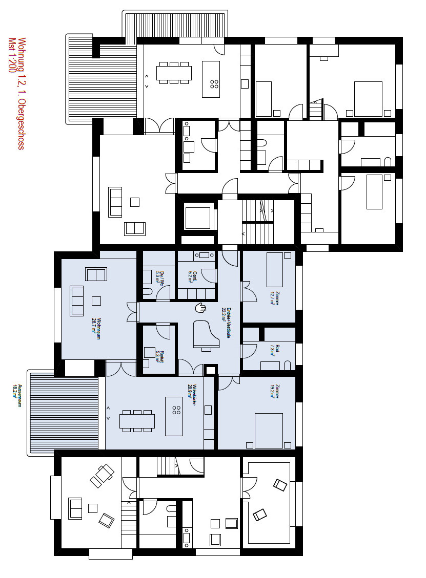 Grundriss WHG 1.2 Grundriss WHG 1.2