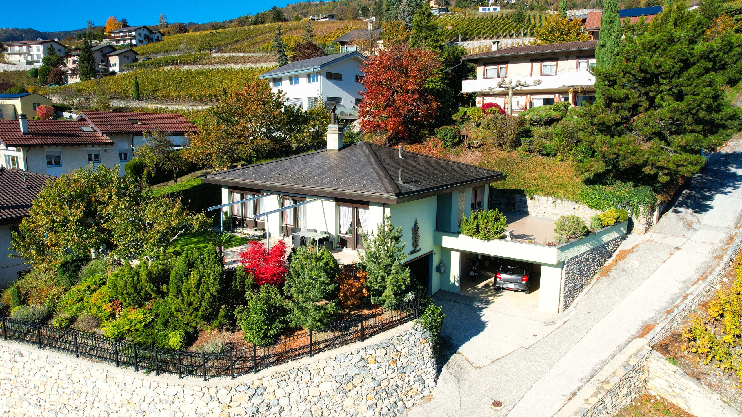 Villa Veyras - Bâtiment