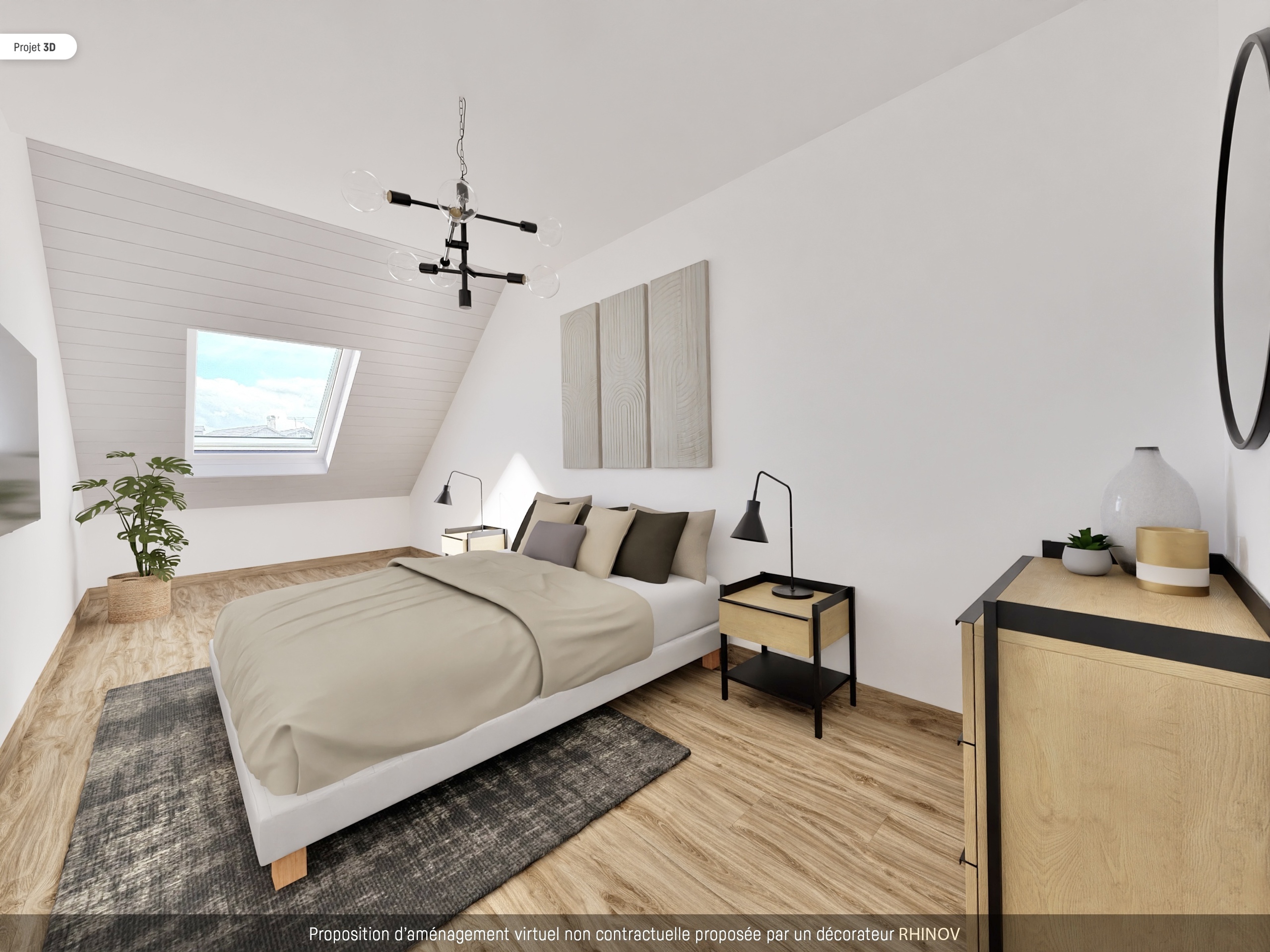 chambre parentale - possibilité d'aménagement