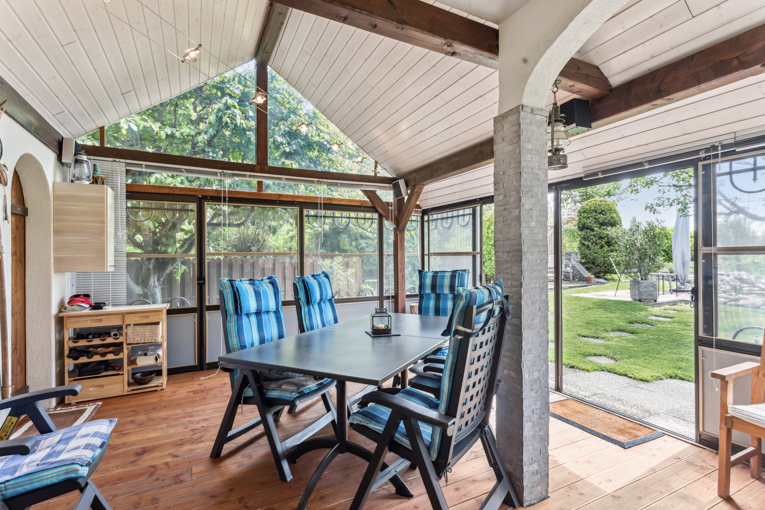 The veranda The veranda