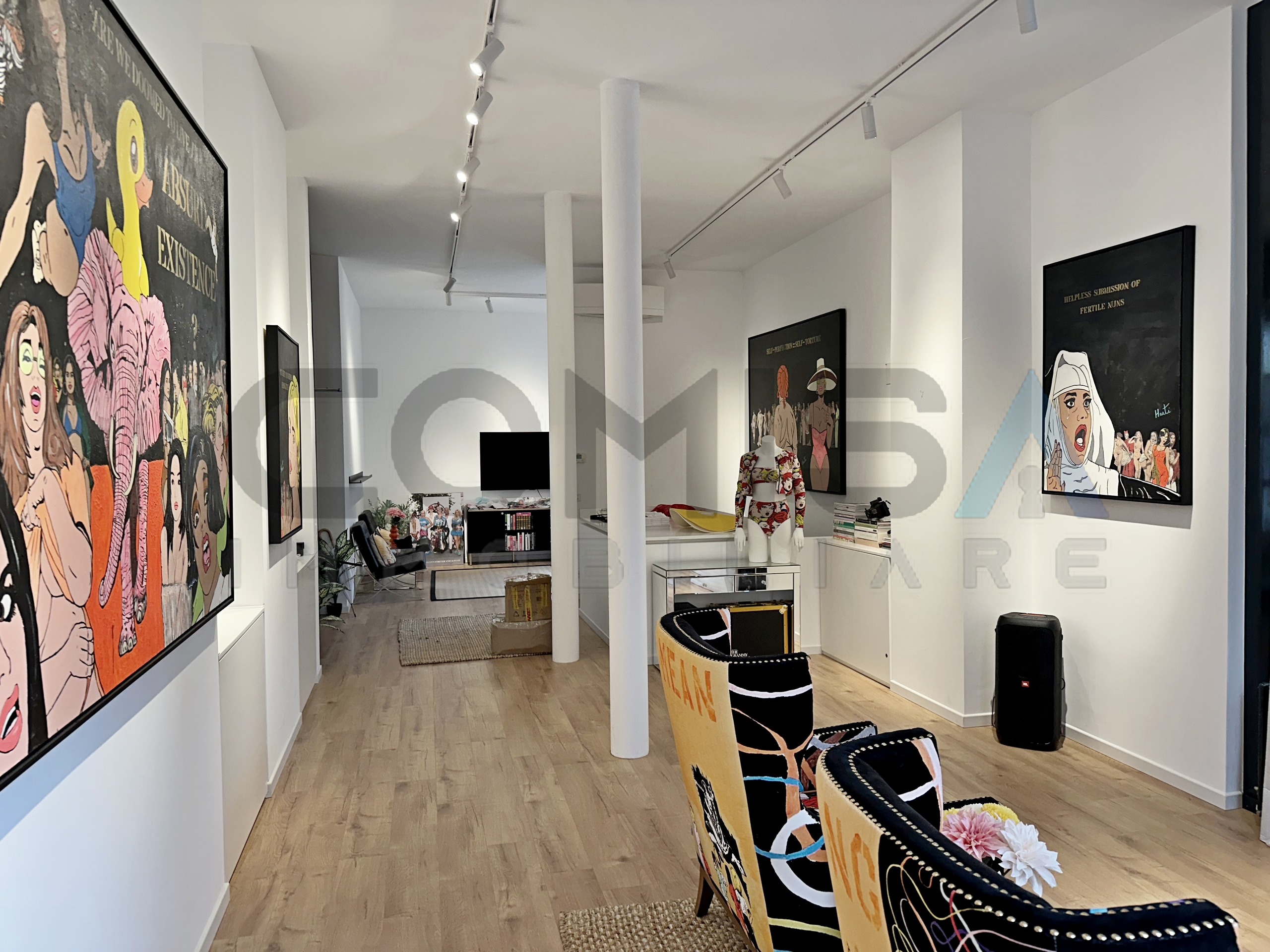 ground-floor space with storefronts ground-floor space with storefronts