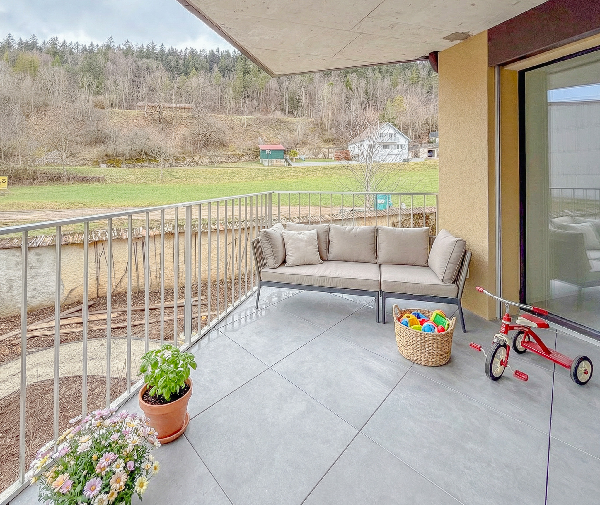 Balcon de 8.70 m2 (image de synthèse)