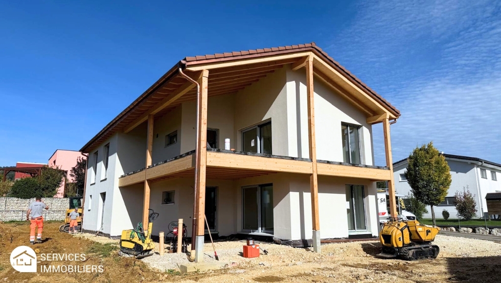 Maison de 2 logements en cours de finition