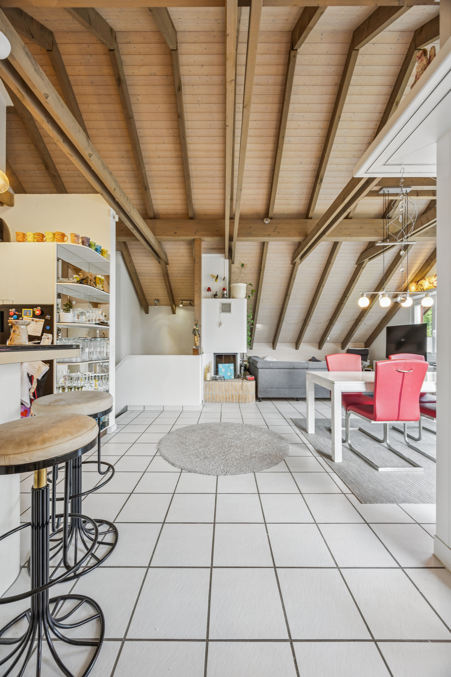 Wohn-/Essbereich Dachgeschoss