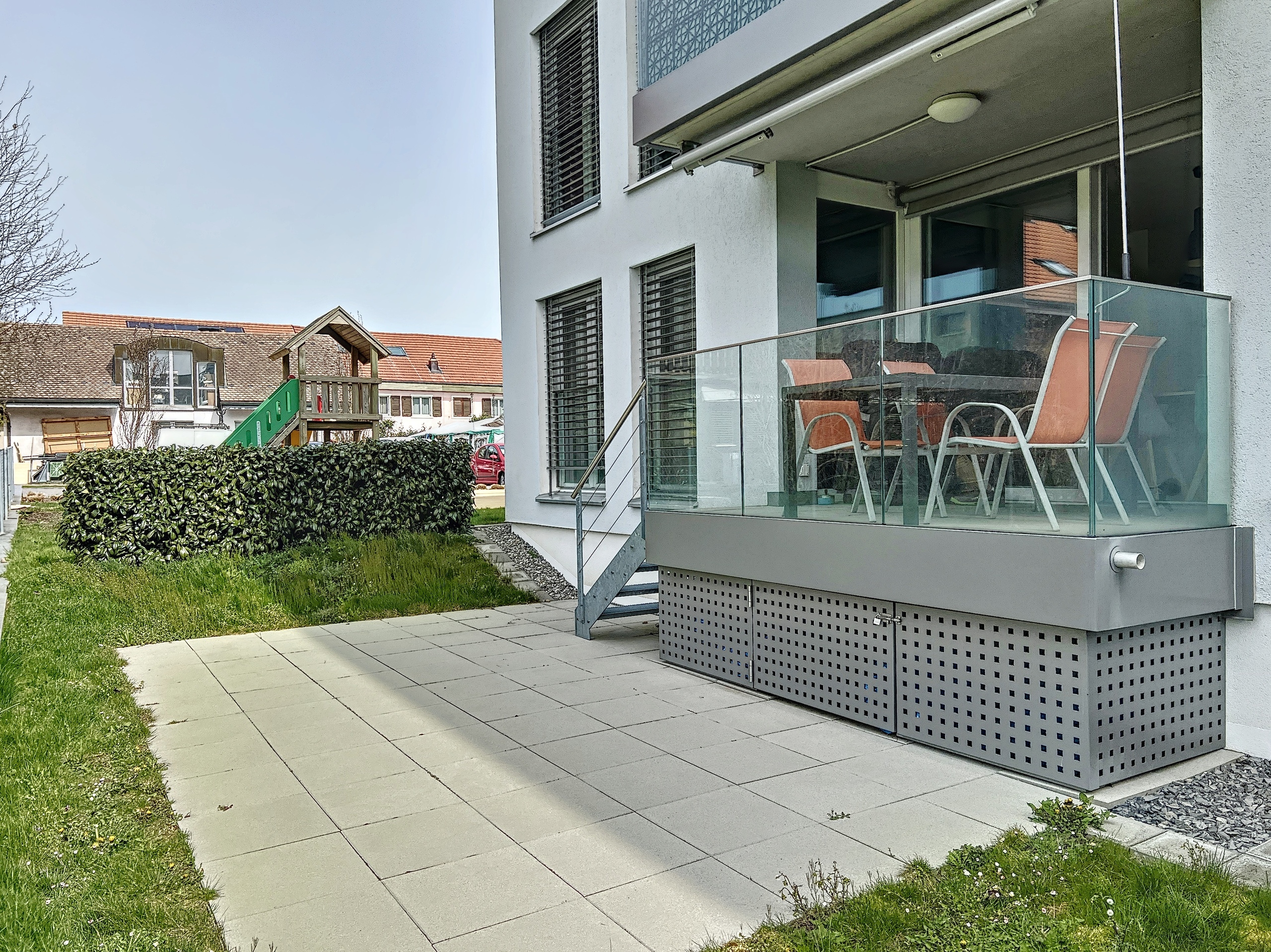 Balcon et jardin