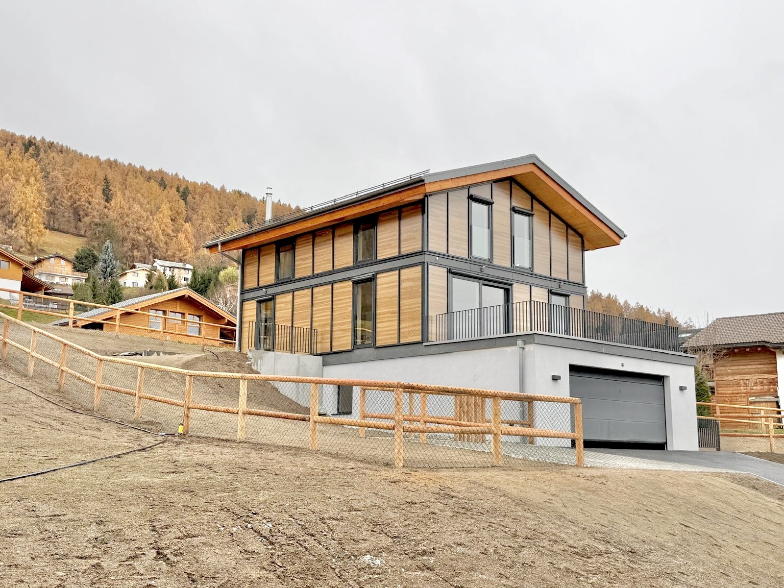 premier chalet construit
