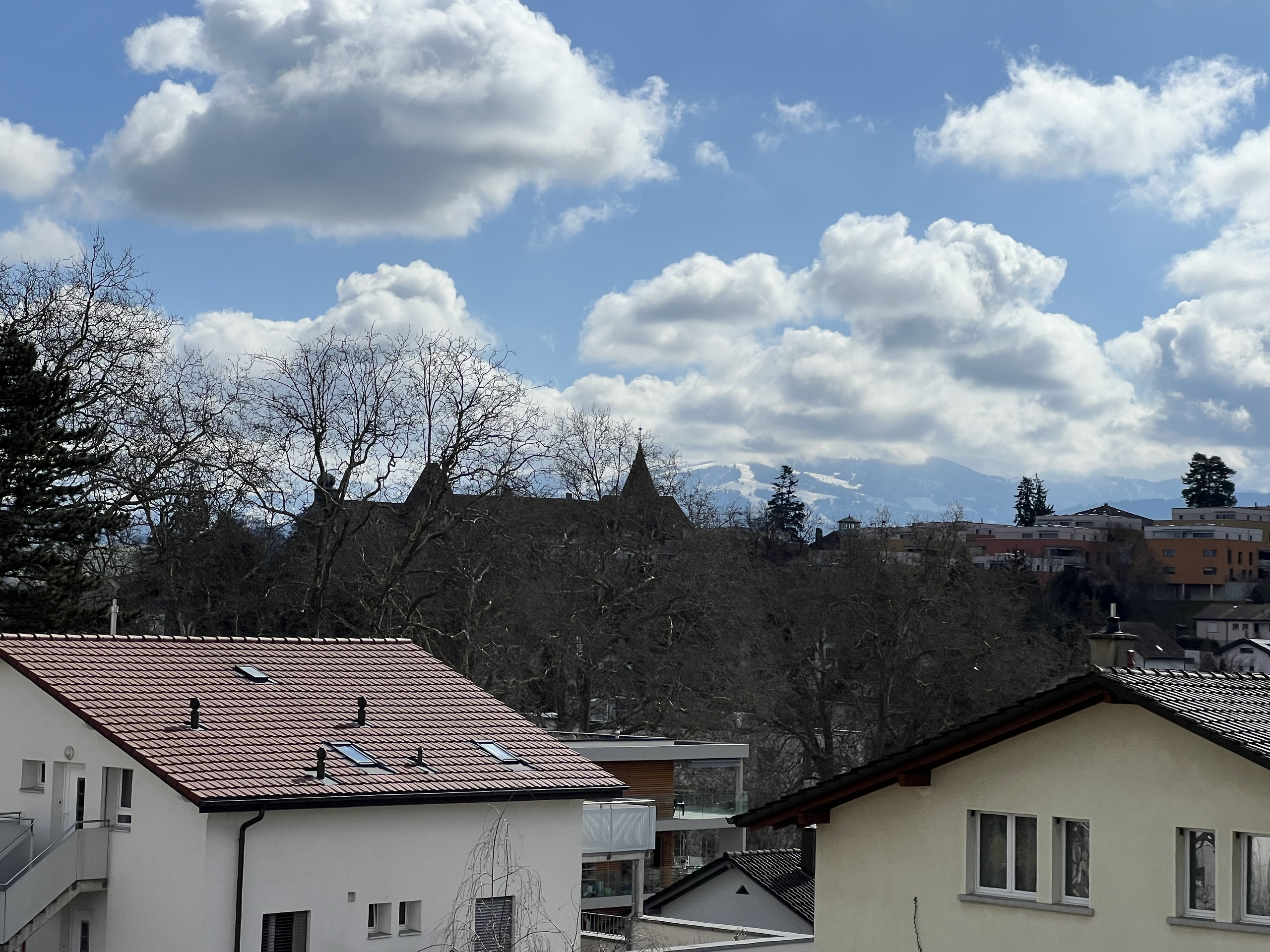 Vue depuis balcon étage 3